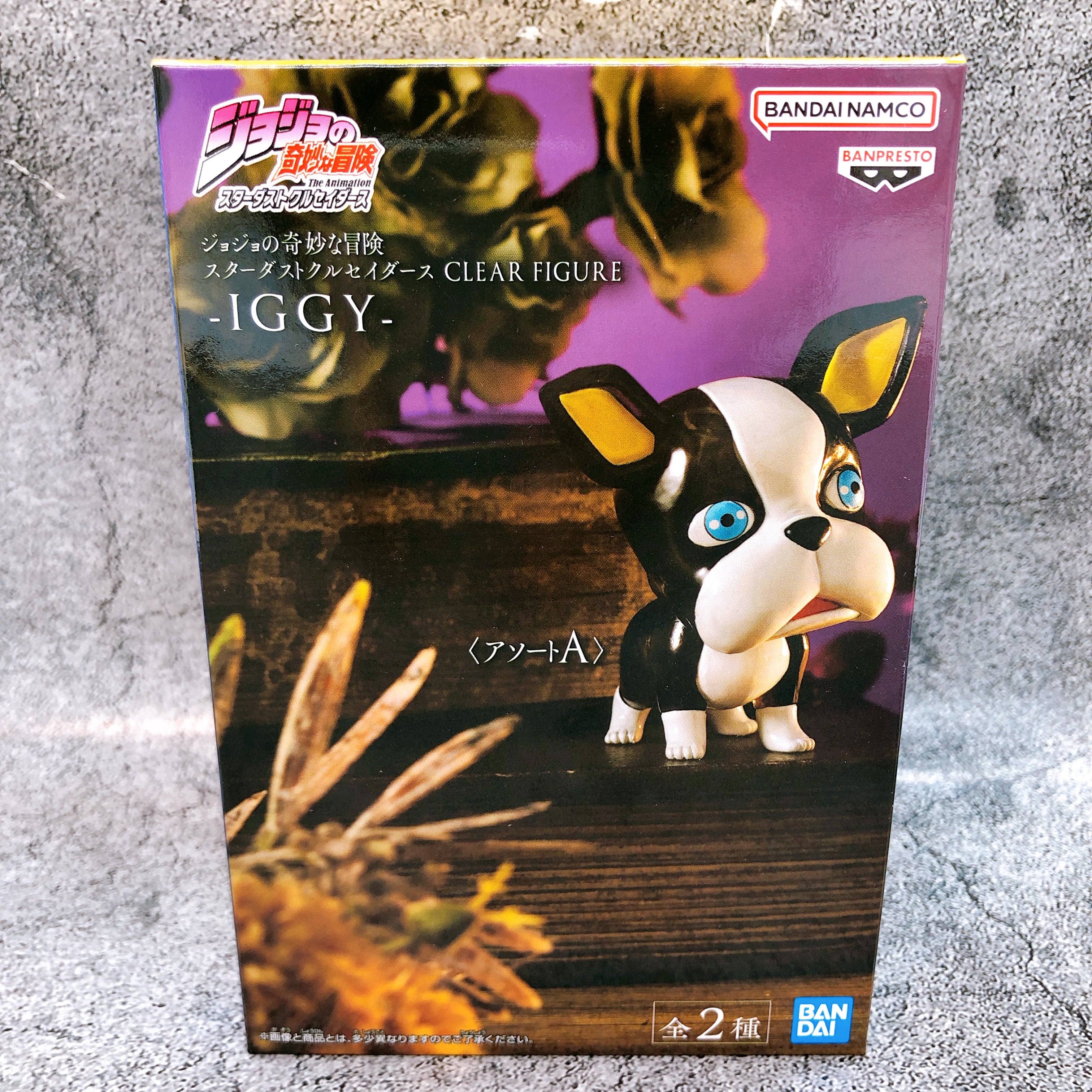 JoJo's Bizarre Adventure Stardust Crusaders Iggy (A) CLEAR FIGURE BANPRESTO