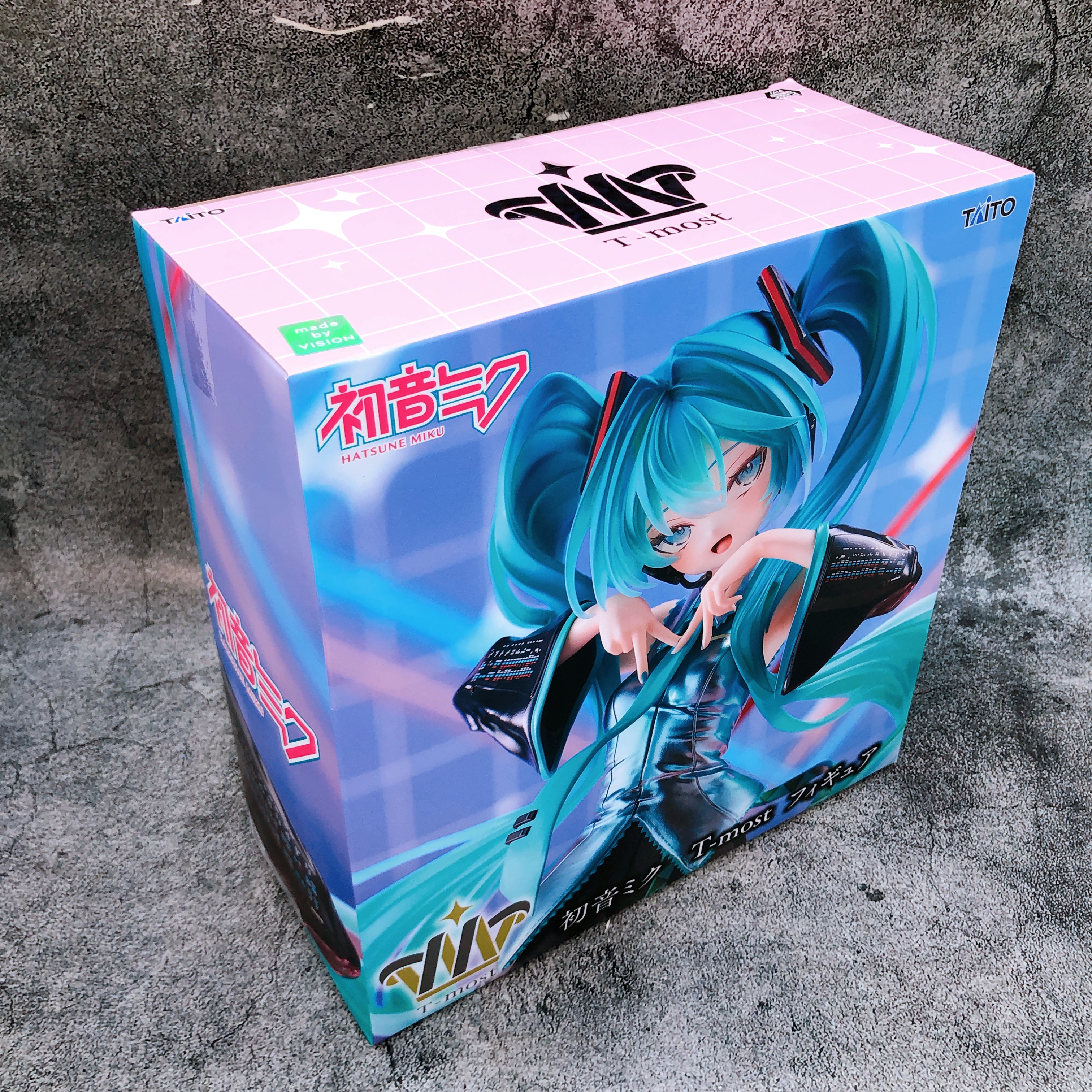 Hatsune Miku T-most Figure Taito Japan AUTHENTIC FASTSHIP Sealed NEW 15+