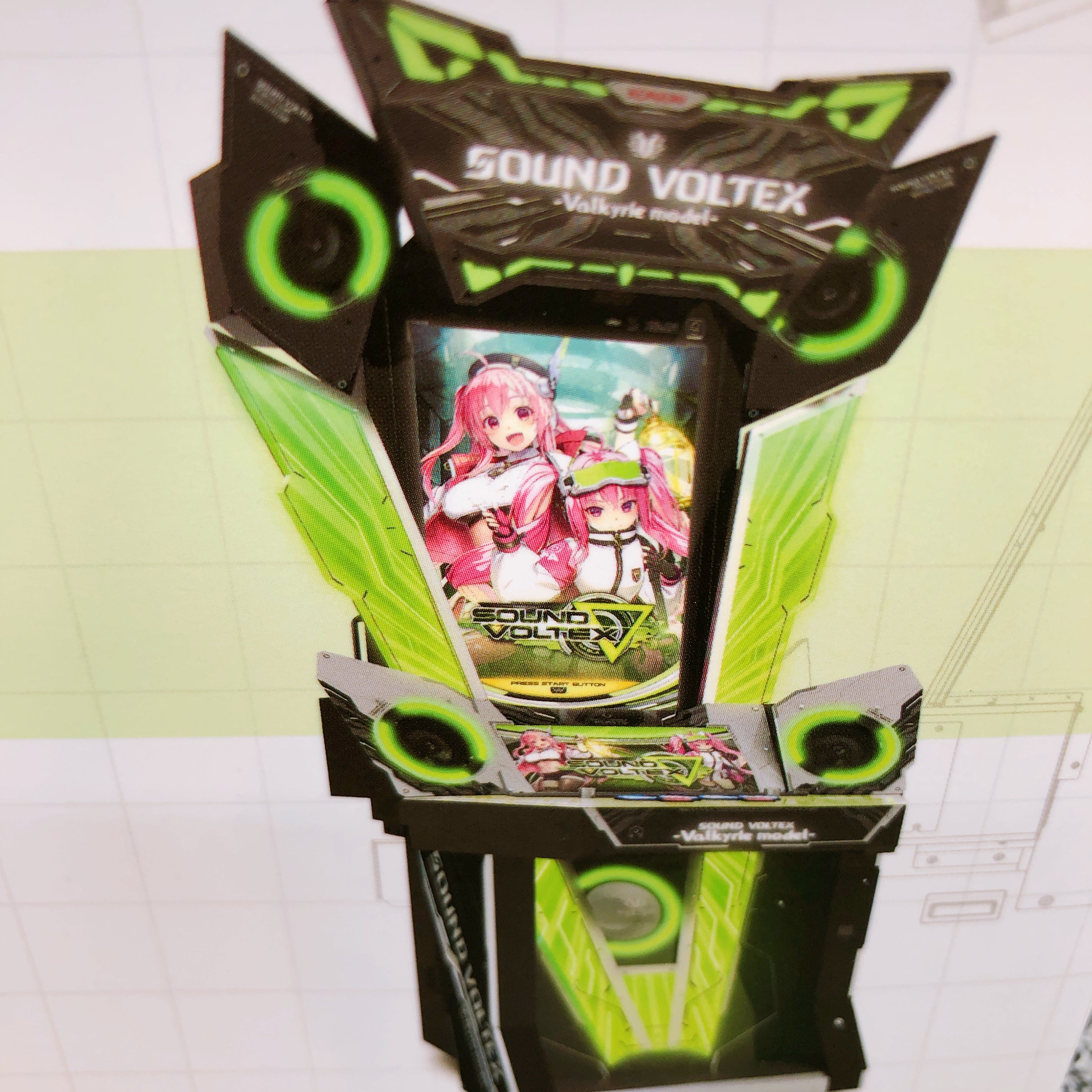 Desktop Arcade Collection SOUND VOLTEX Valkyrie model Konami Japan AUTHENTIC