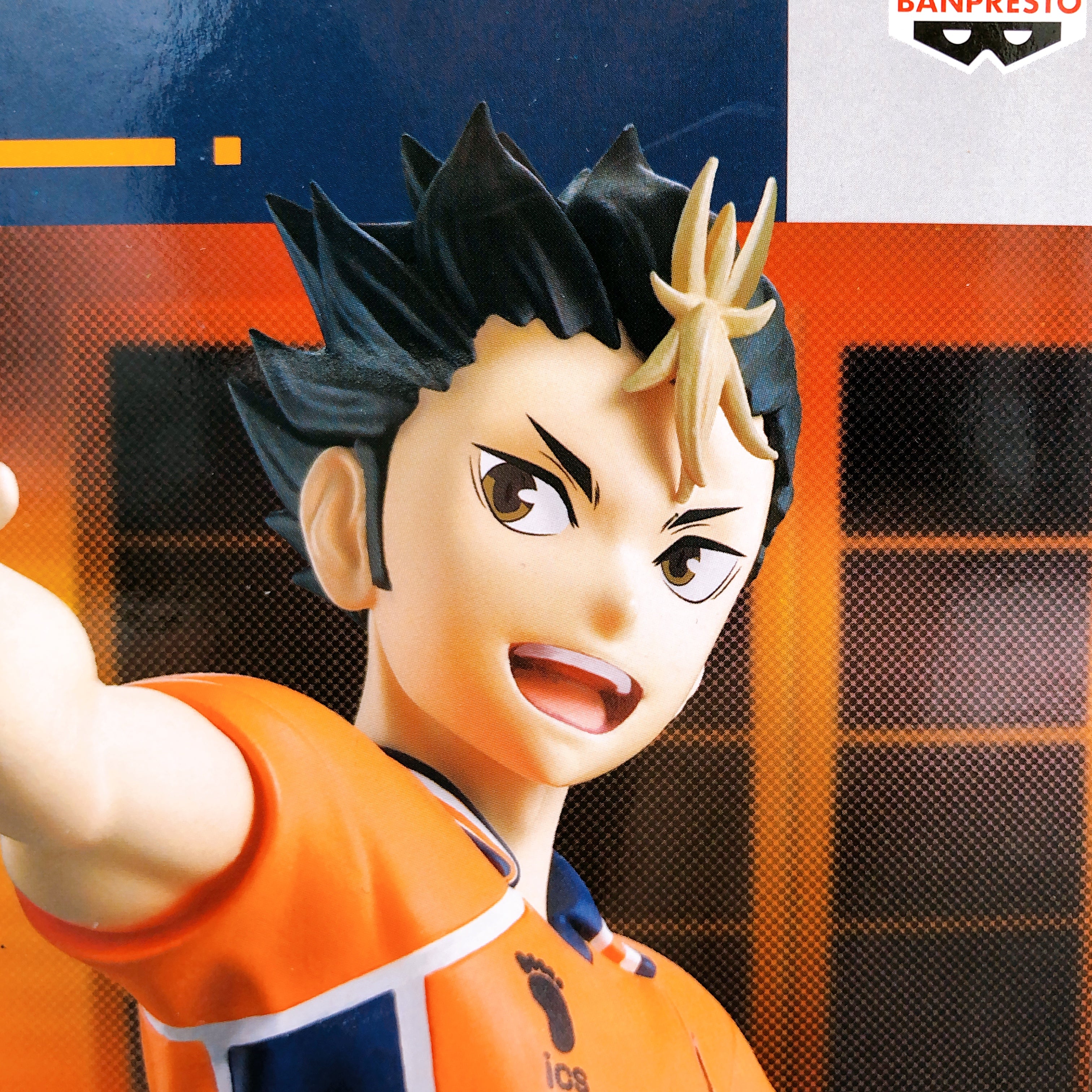 Haikyu!! Yu Nishinoya Figure Ippon Nice Serve!! BANPRESTO Japan AUTHENTIC Sealed