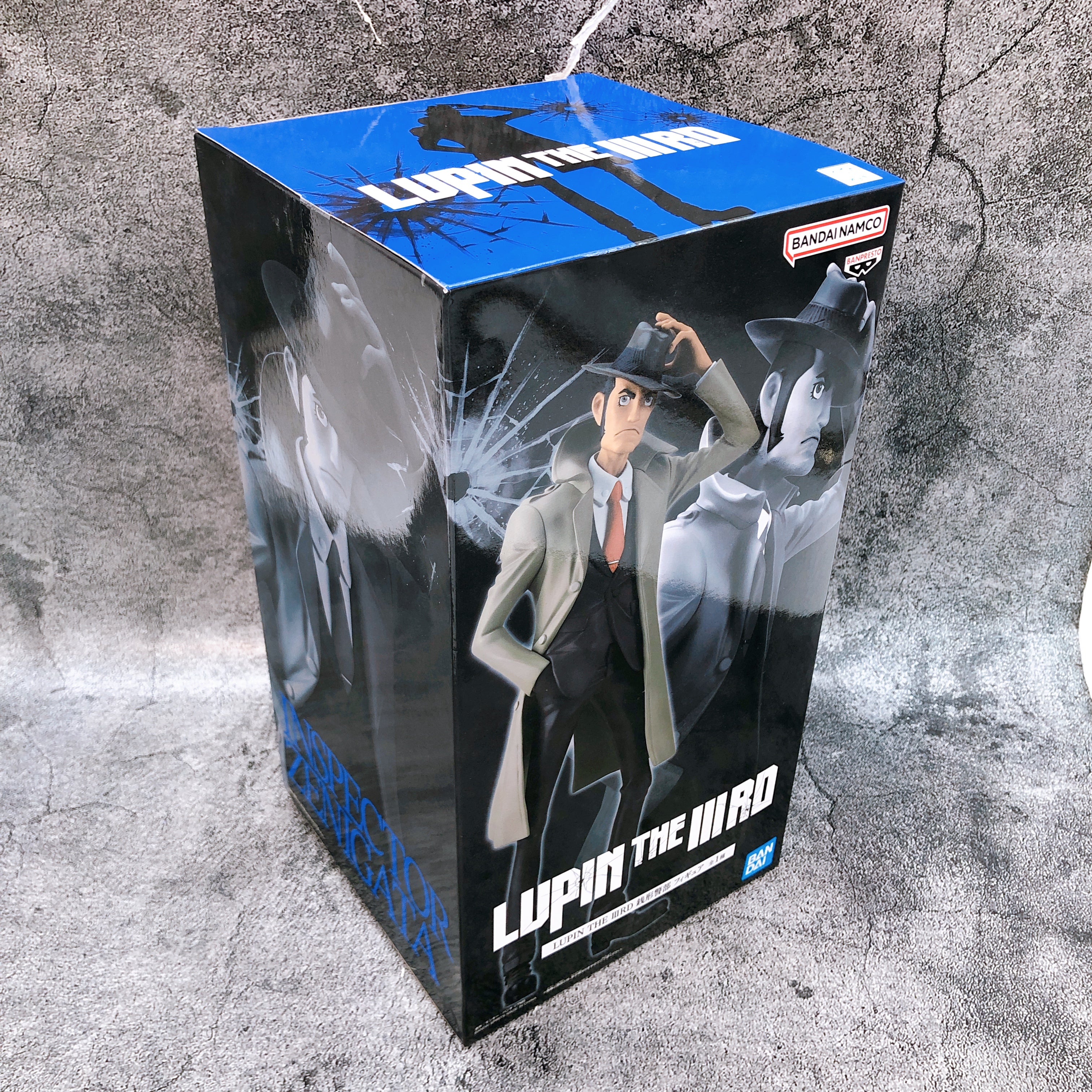 LUPIN THE RD Inspector Zenigata Figure BANPRESTO Japan AUTHENTIC FASTSHIP 15+