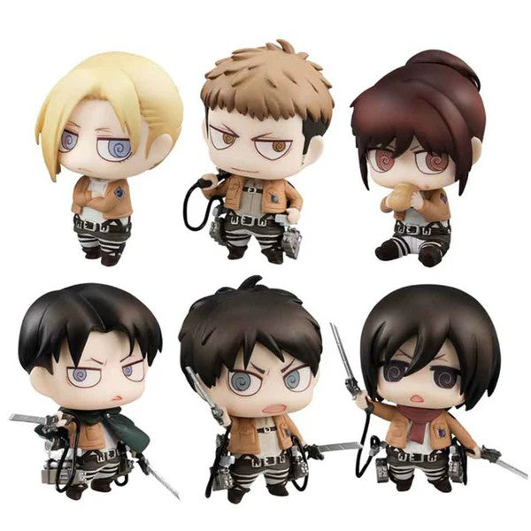 Attack on Titan Collection Figure Set of all 6 types KADOKAWA/MEDIA FACTORY 15+