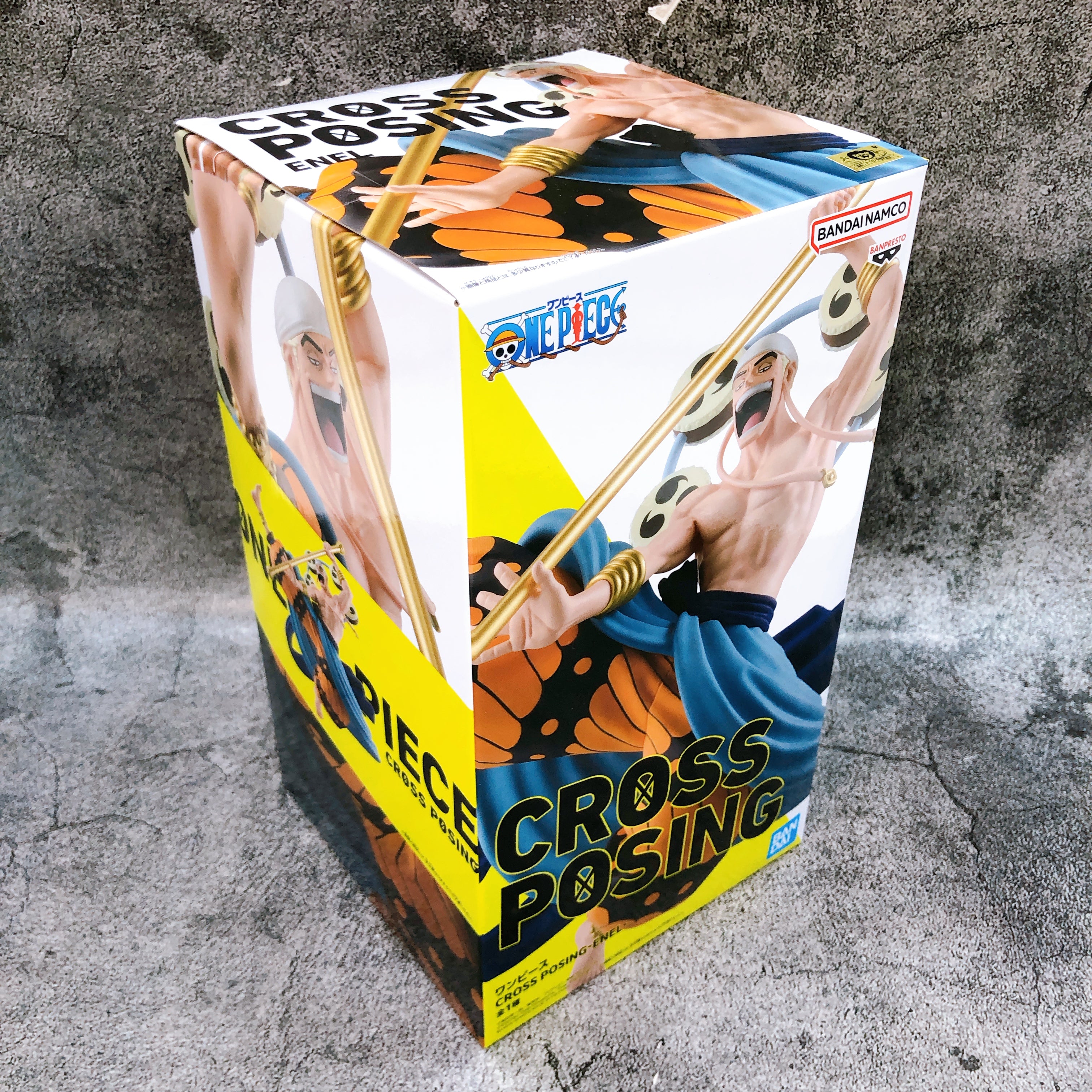 One Piece Enel CROSS POSING Figure BANPRESTO Japan AUTHENTIC FASTSHIP Sealed