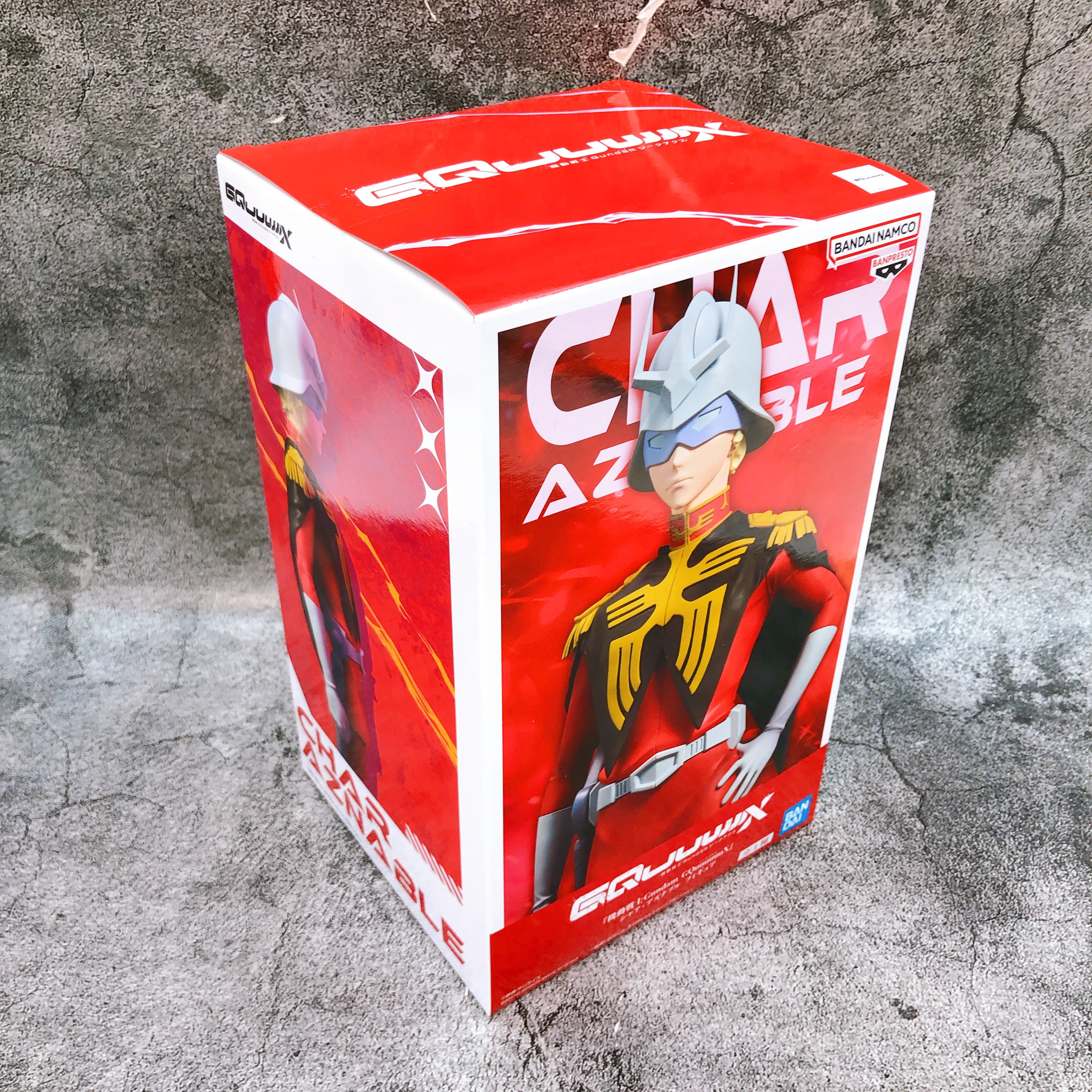 Mobile Suit Gundam GQuuuuuuX Char Aznable Figure BANPRESTO Japan AUTHENTIC 15+