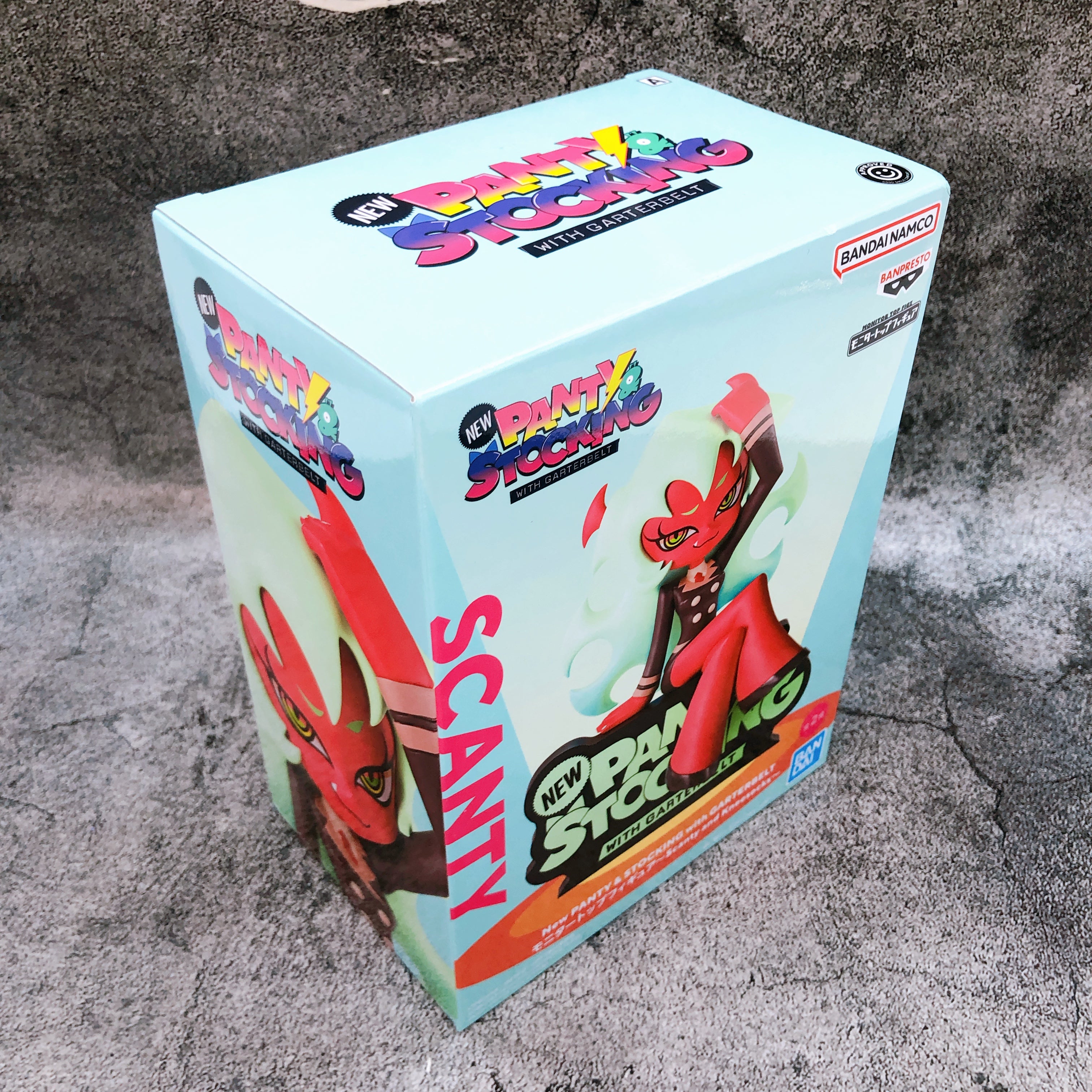 New PANTY & STOCKING with GARTERBELT Scanty Monitor Top Figure BANPRESTO 15+