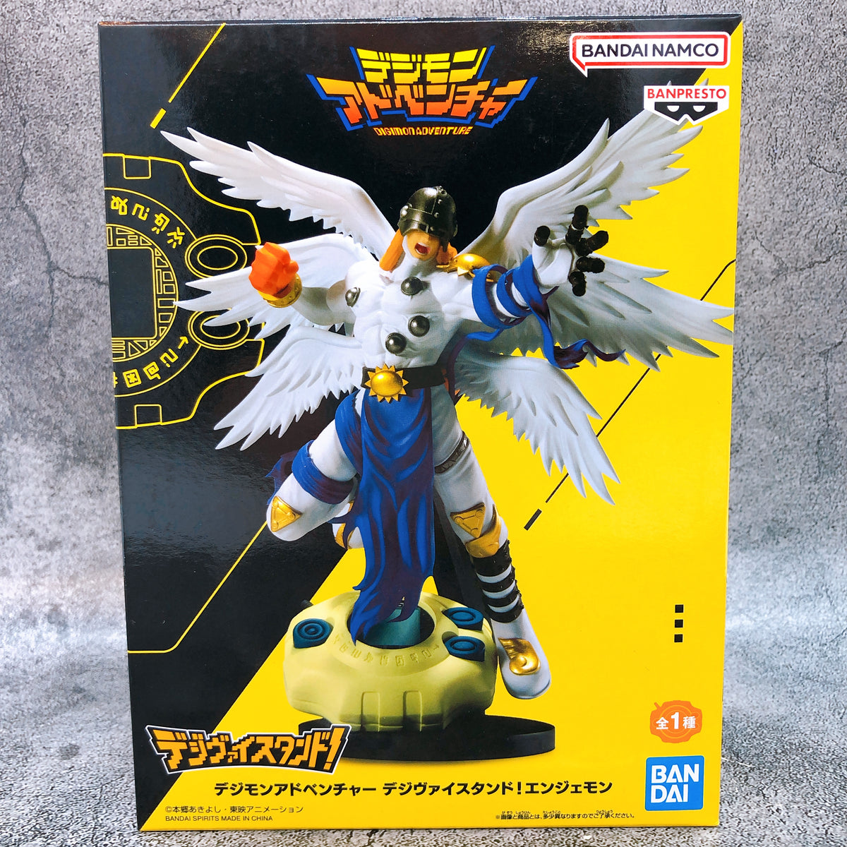 Digimon Adventure Angemon Digivice Stand Figure BANPRESTO Japan AUTHENTIC 15+