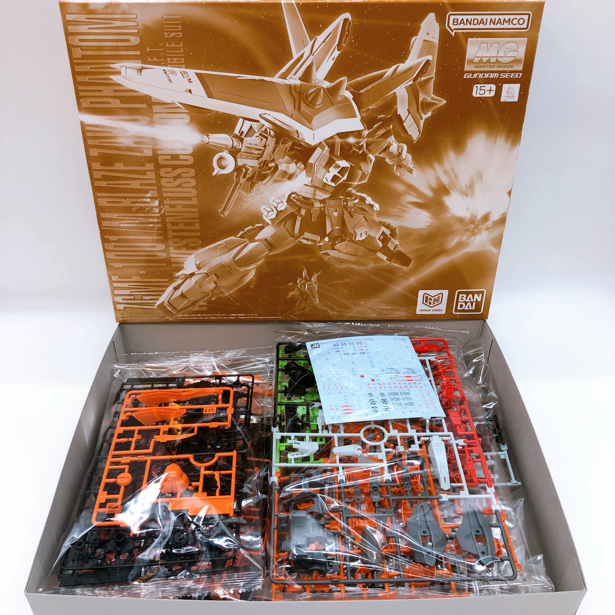 MG 1/100 Blaze Zaku Phantom Heine Westenfluss Custom Kit 15+ Premium Bandai NEW