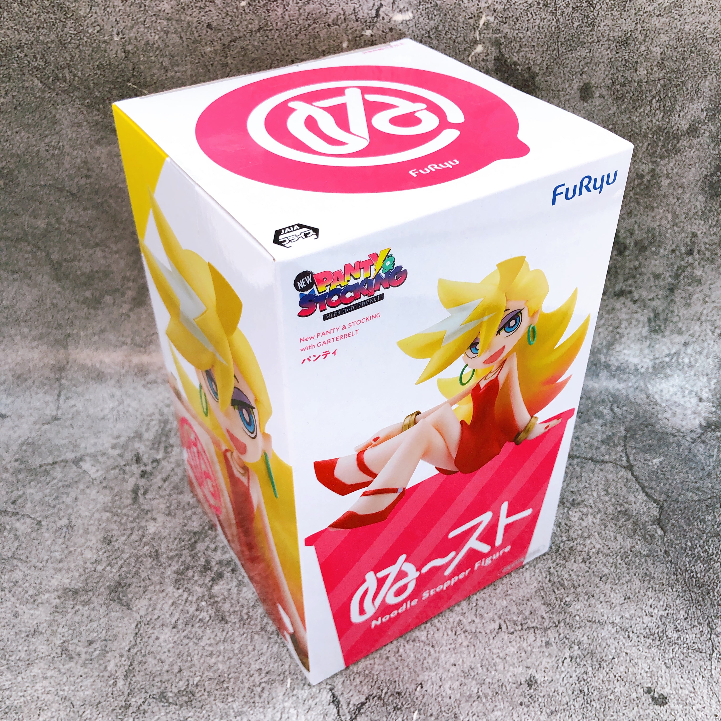 New PANTY&STOCKING with GARTERBELT Panty Noodle Stopper Figure FuRyu Japan