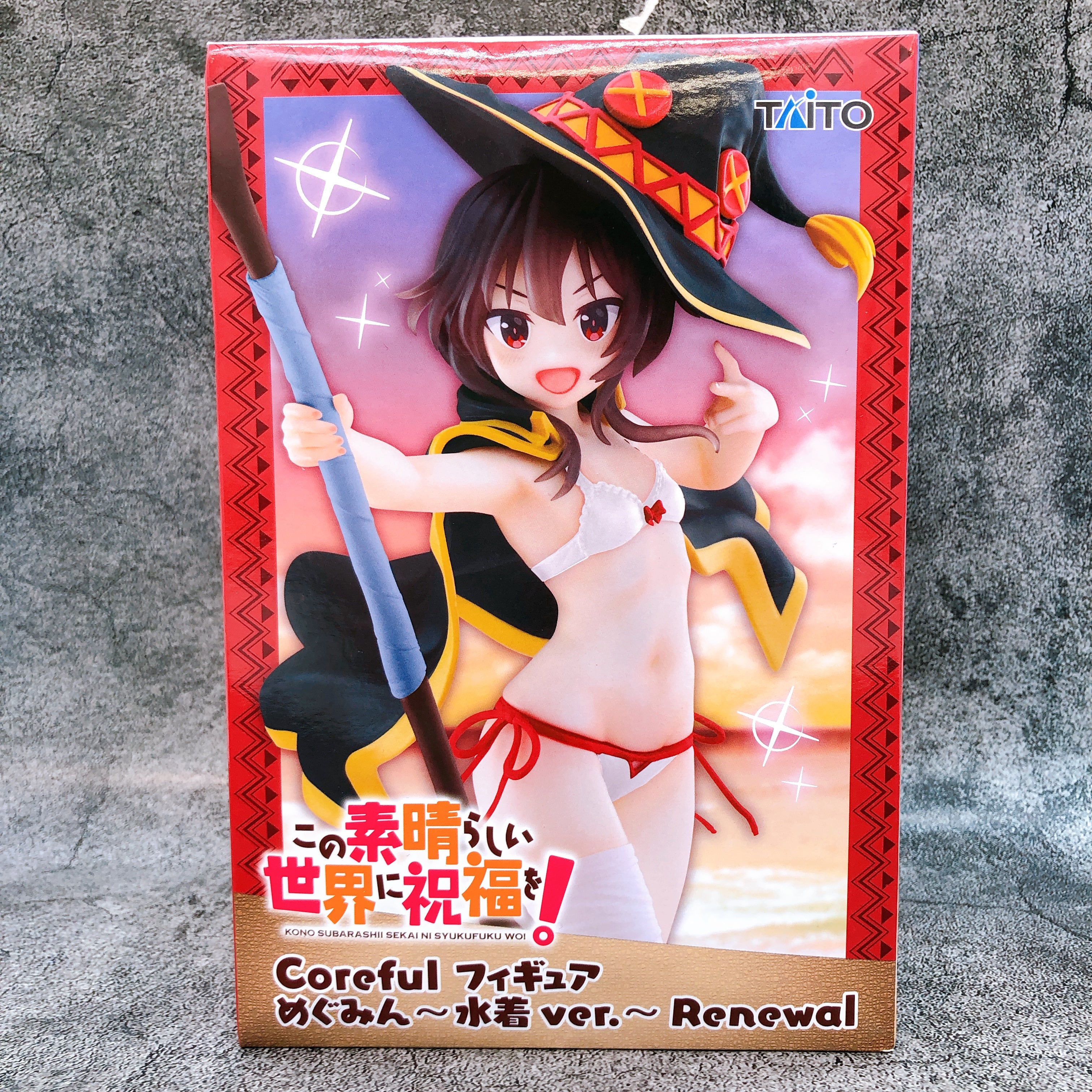 KonoSuba Megumin Swimsuit Ver. Renewal Coreful Figure Taito Japan AUTHENTIC