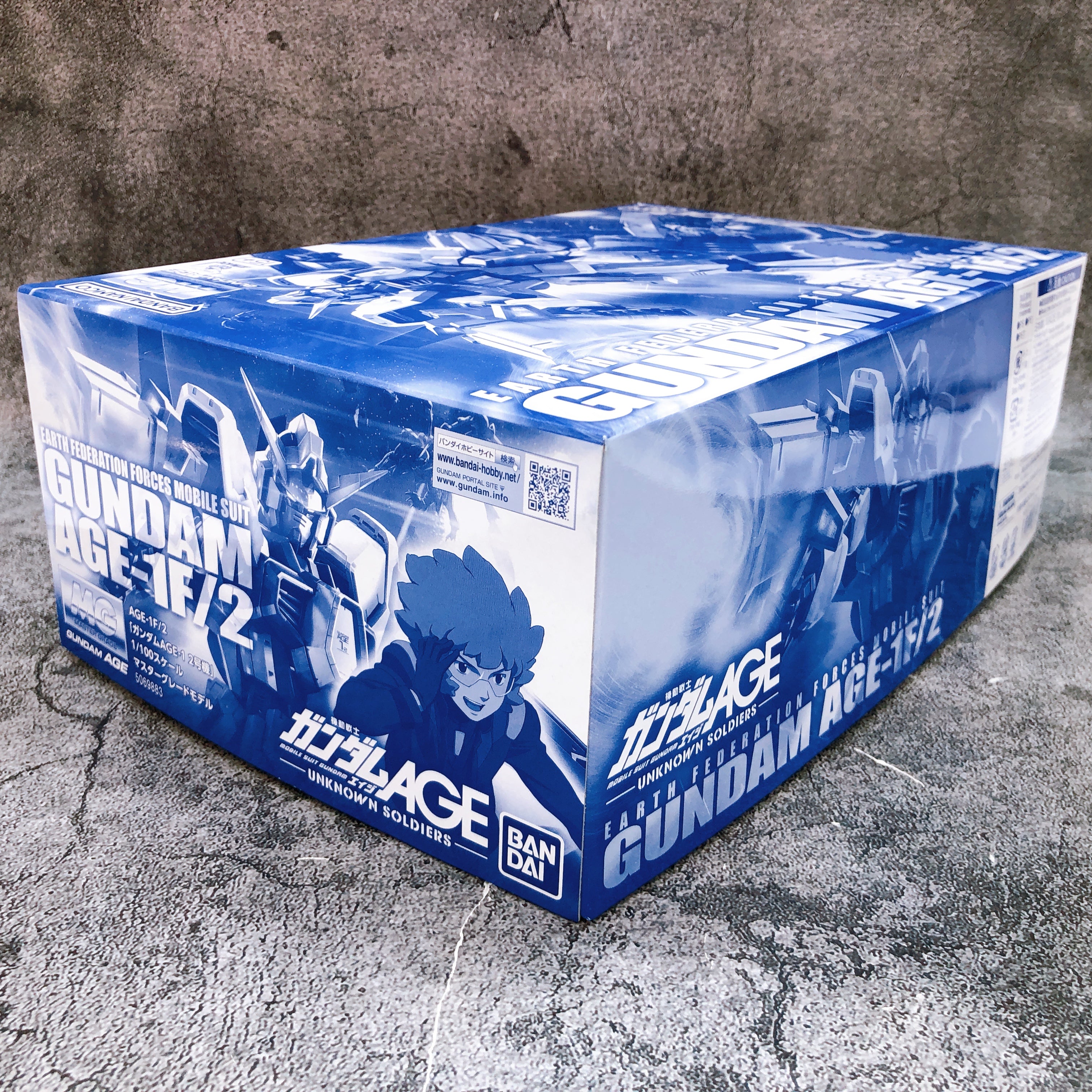MG 1/100 Gundam AGE-1F/2 Unit 2 Gunpla Model Kit 15+ Premium Bandai NEW FASTSHIP