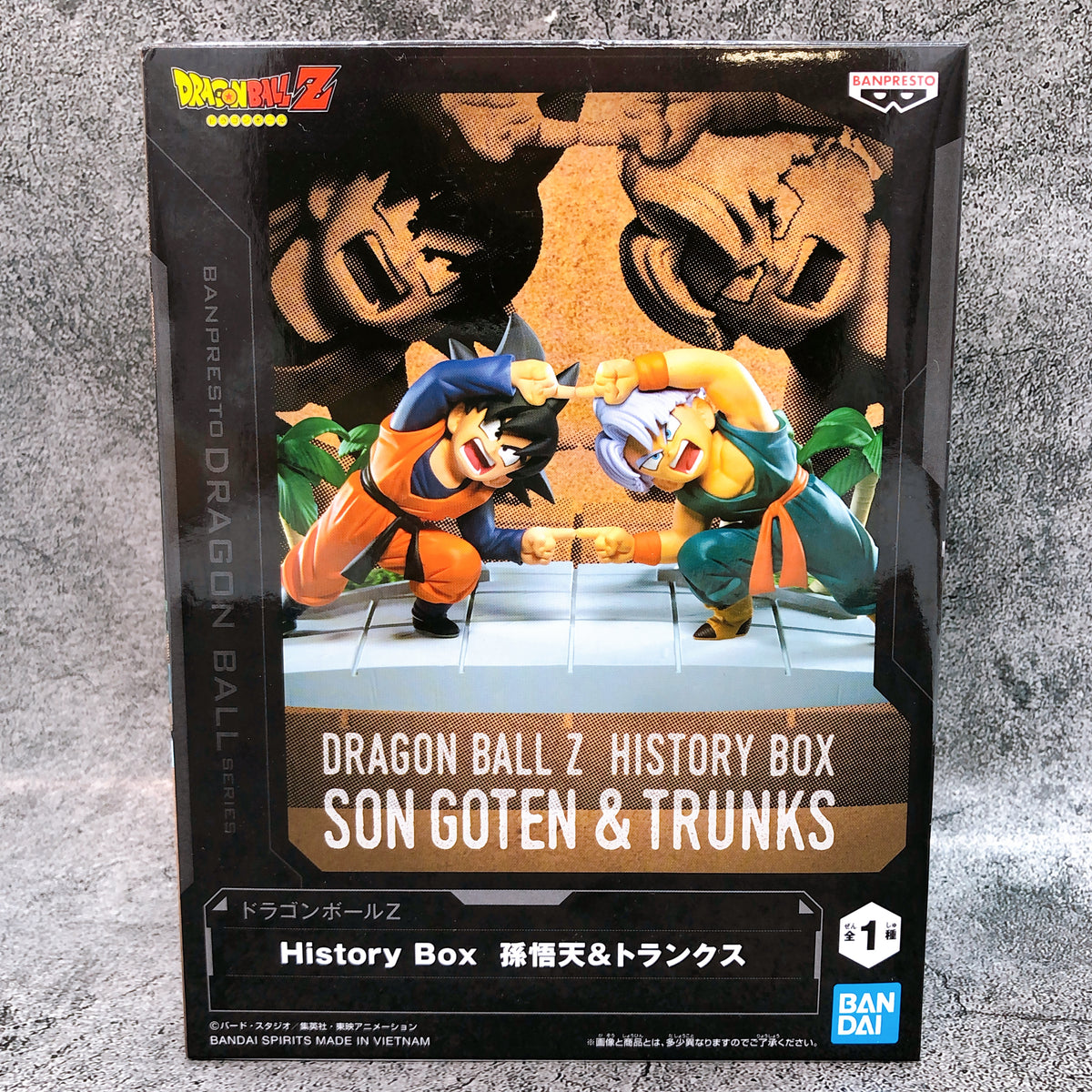 Dragon Ball Z Son Goten & Trunks History Box Figure BANPRESTO Japan AUTHENTIC