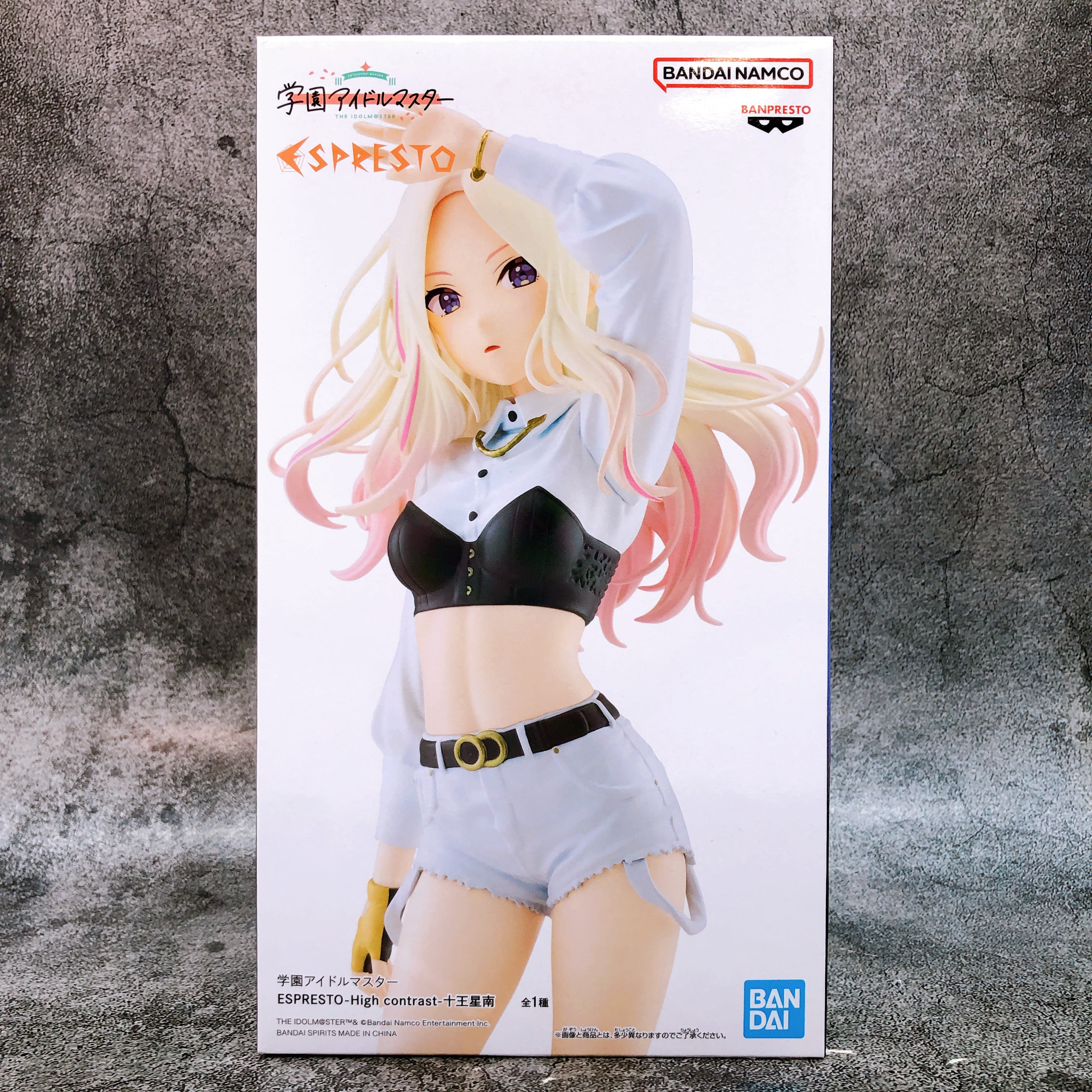Gakuen iDOLM@STER Sena Juo ESPRESTO High contrast Figure BANPRESTO Japan 15+