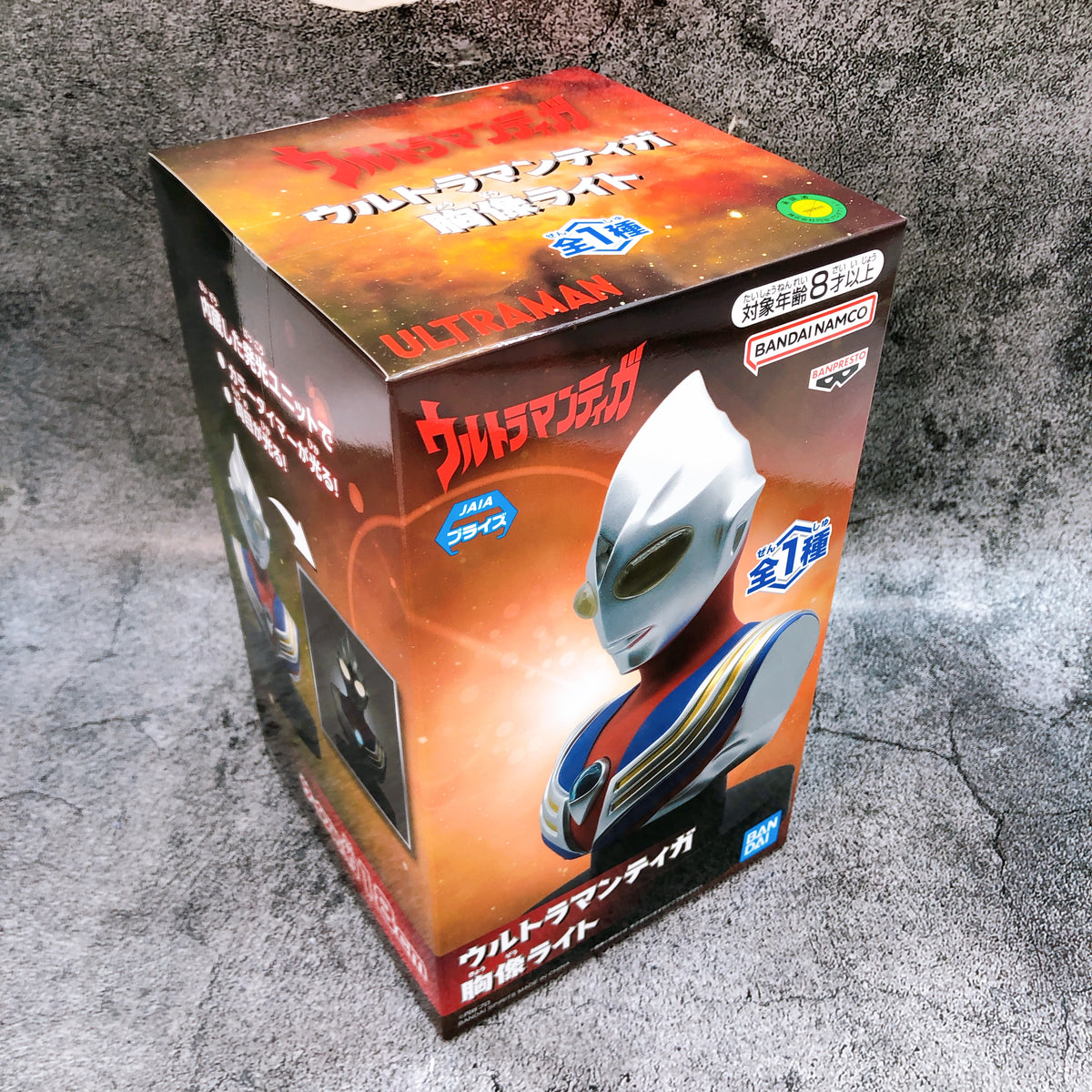 Ultraman Tiga Bust Light Figure BANPRESTO Japan Sealed AUTHENTIC FASTSHIP NEW