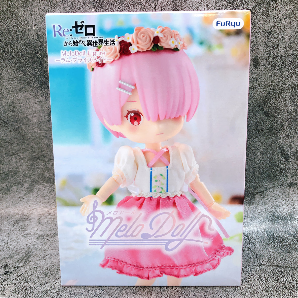 Re:Zero Ram Bridesmaid MeloDoll Figure FuRyu Japan AUTHENTIC FASTSHIP Sealed
