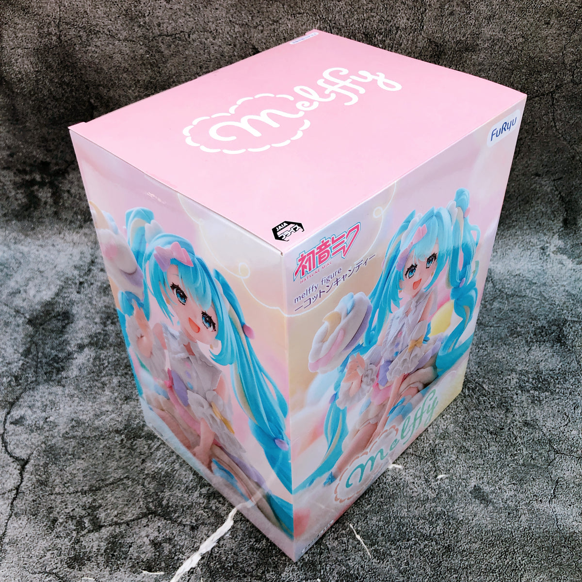 Hatsune Miku Cotton Candy Melffy Figure FuRyu Japan NEW AUTHENTIC FASTSHIP 15+