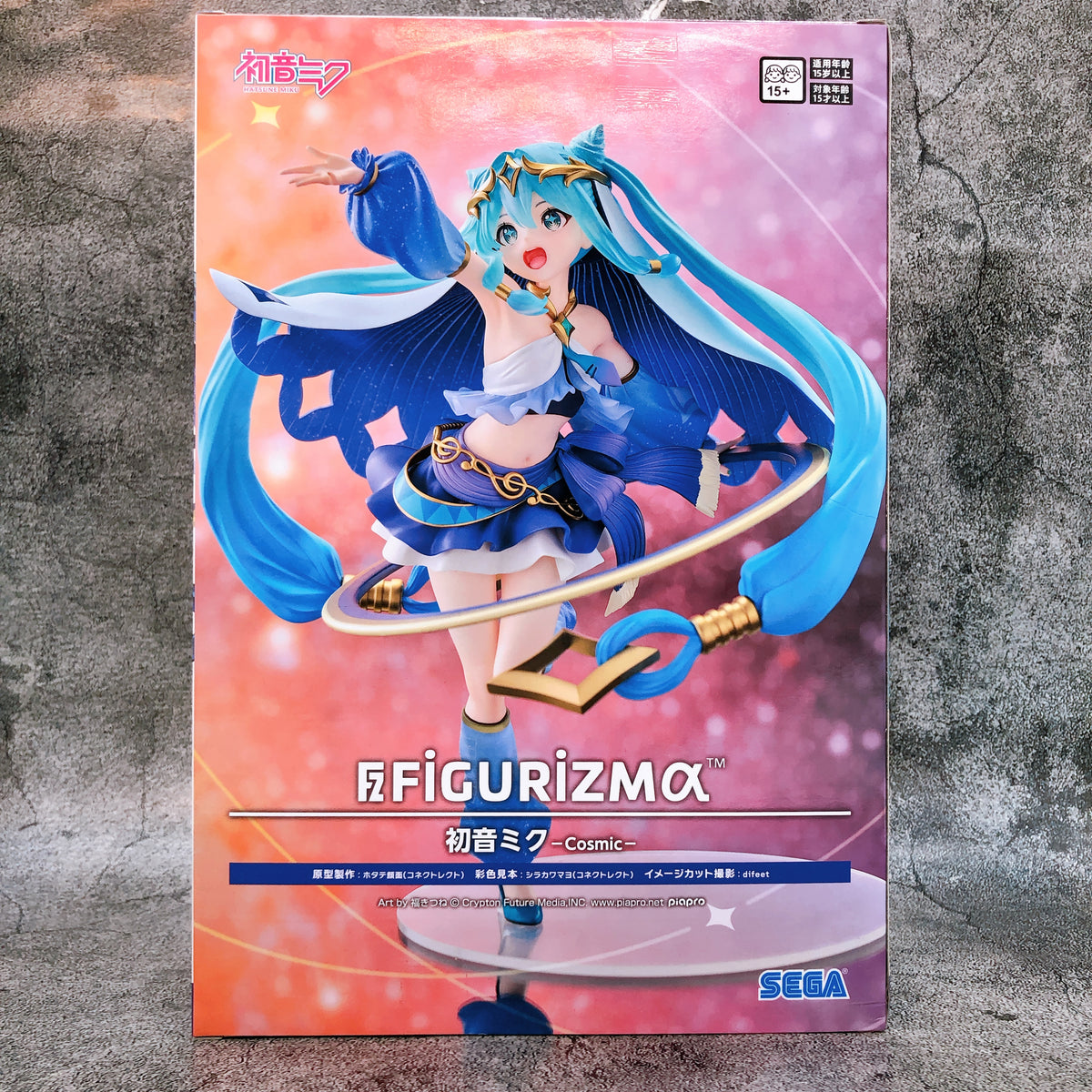 Hatsune Miku Cosmic Figure FIGURIZMα SEGA Japan Sealed AUTHENTIC FASTSHIP 15+