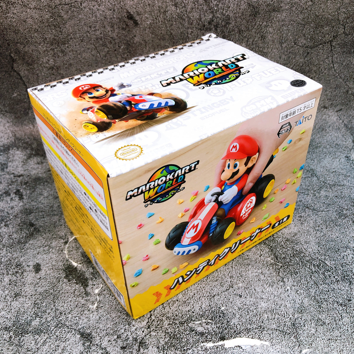 Mario Kart World Handheld Vacuum Cleaner Taito Japan AUTHENTIC FASTSHIP Sealed