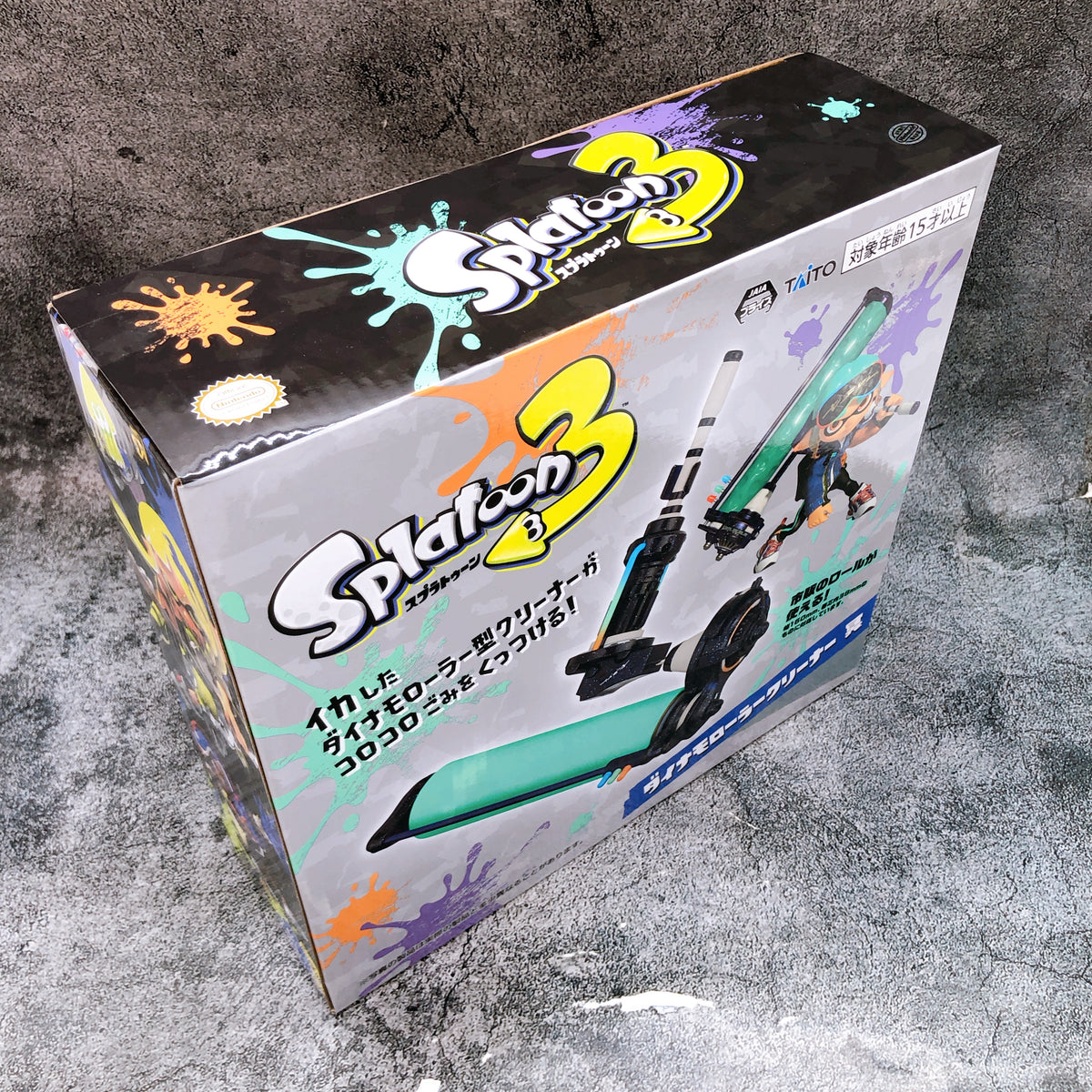 Splatoon 3 Starz Dynamo Roller Cleaner Taito Japan AUTHENTIC FASTSHIP Sealed