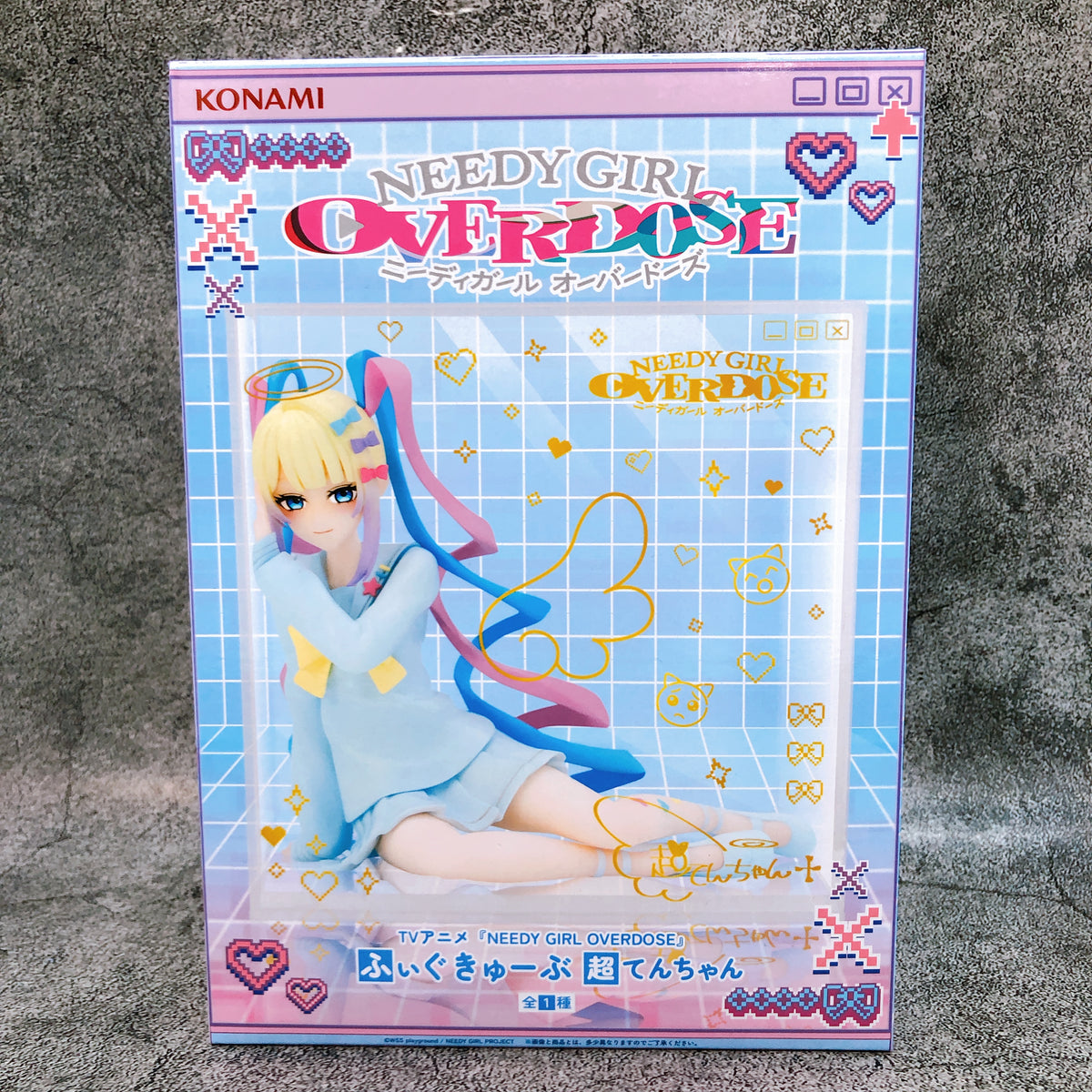 NEEDY GIRL OVERDOSE OMG Kawaii Angel Fig Cube Figure Konami Japan FASTSHIP 15+