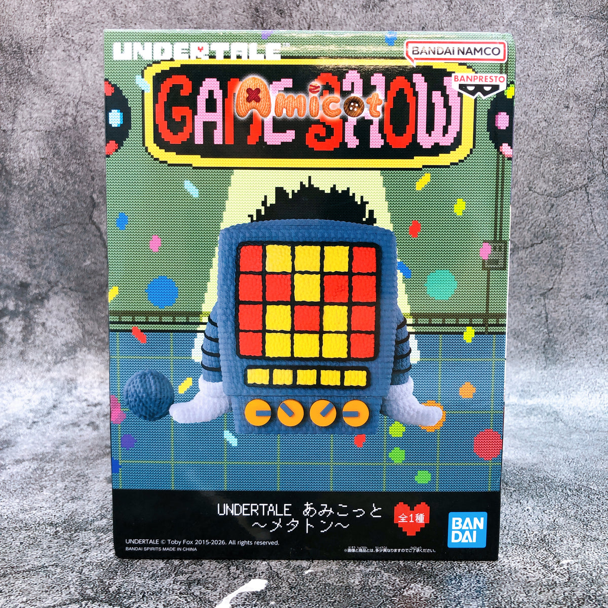UNDERTALE Mettaton Amicot Figure BANPRESTO Japan Sealed AUTHENTIC FASTSHIP 15+