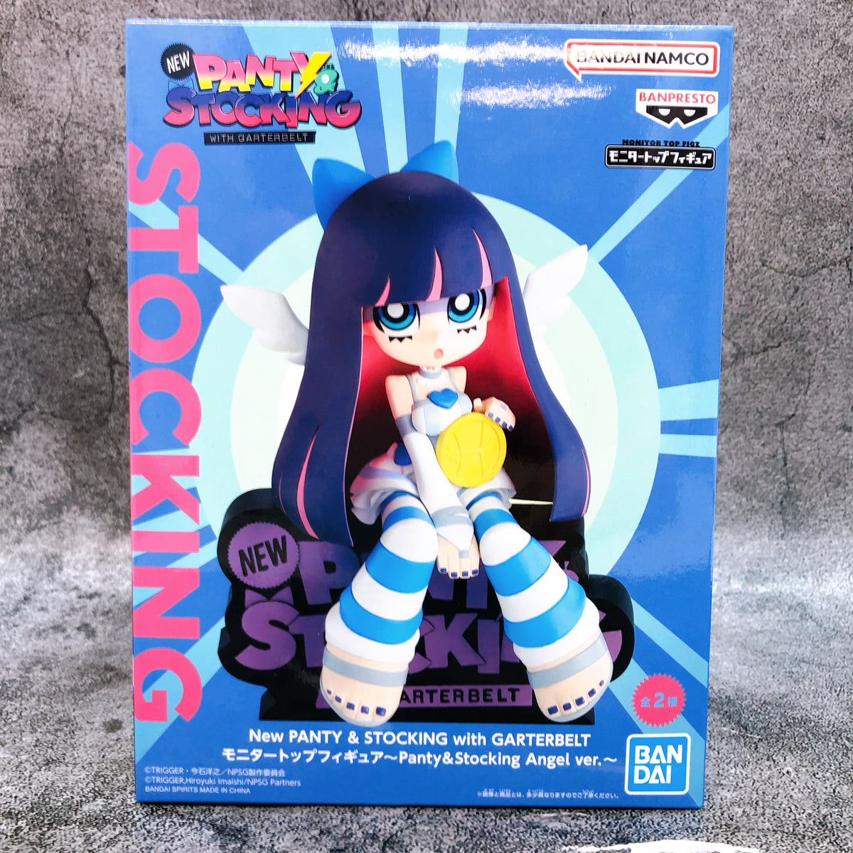 New PANTY&STOCKING with GARTERBELT Stocking Angel Monitor Top Figure BANPRESTO