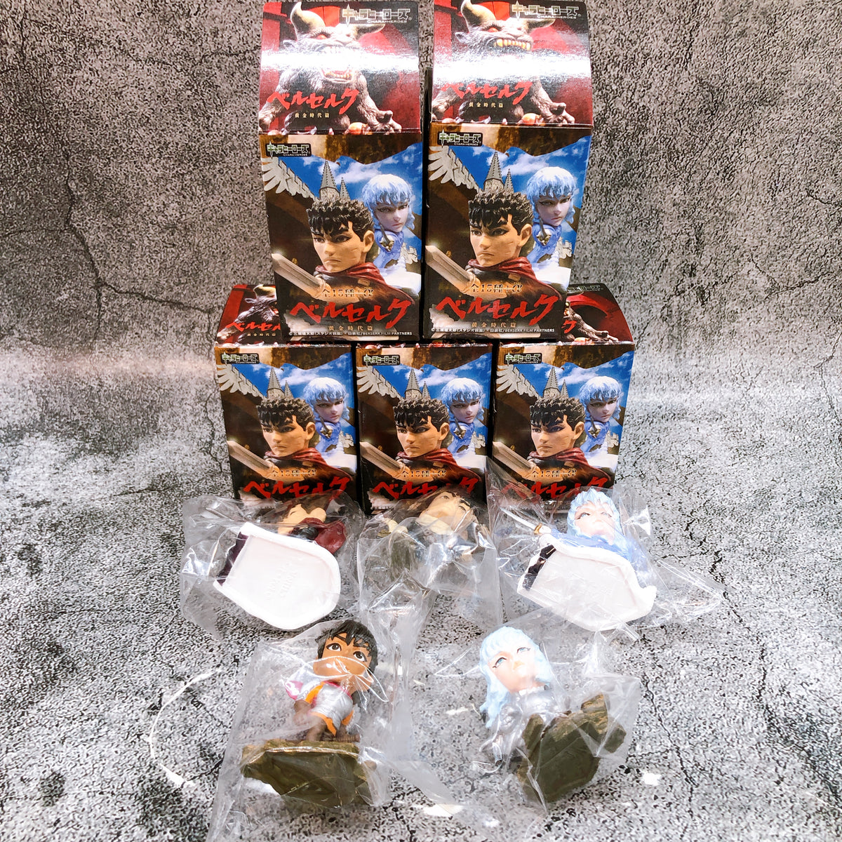 Berserk Chara Heroes Golden Age Edition Figure 15pcs Tokimeki.com Japan 15+