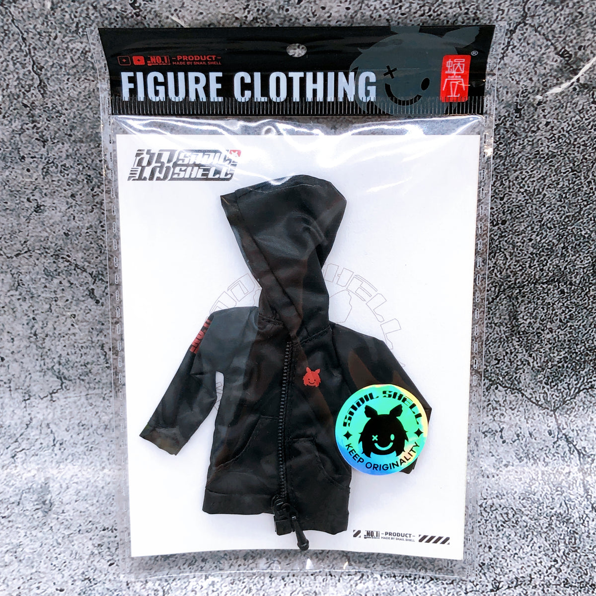 G.N.Project Sune-chan Hoodie Matte black Ver. 1/12 Option Costume Snail Shell