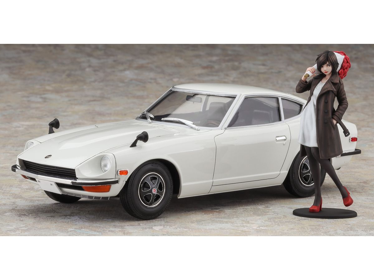 Hasegawa 1/24 Datsun 240Z Old Car GIRLS w/Figure Limited Kit 15+ Japan FASTSHIP