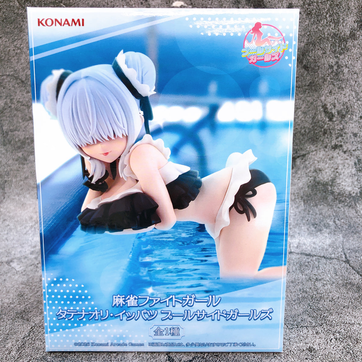 MAHJONG FIGHT GIRL Tate Naori Ippatsu Figure Poolside Girls Konami Japan NEW 15+
