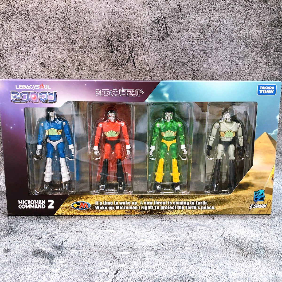 LEGACYSOUL Microman Command No.2 Action Figure 4pcs T-Spark Takara Tomy Japan