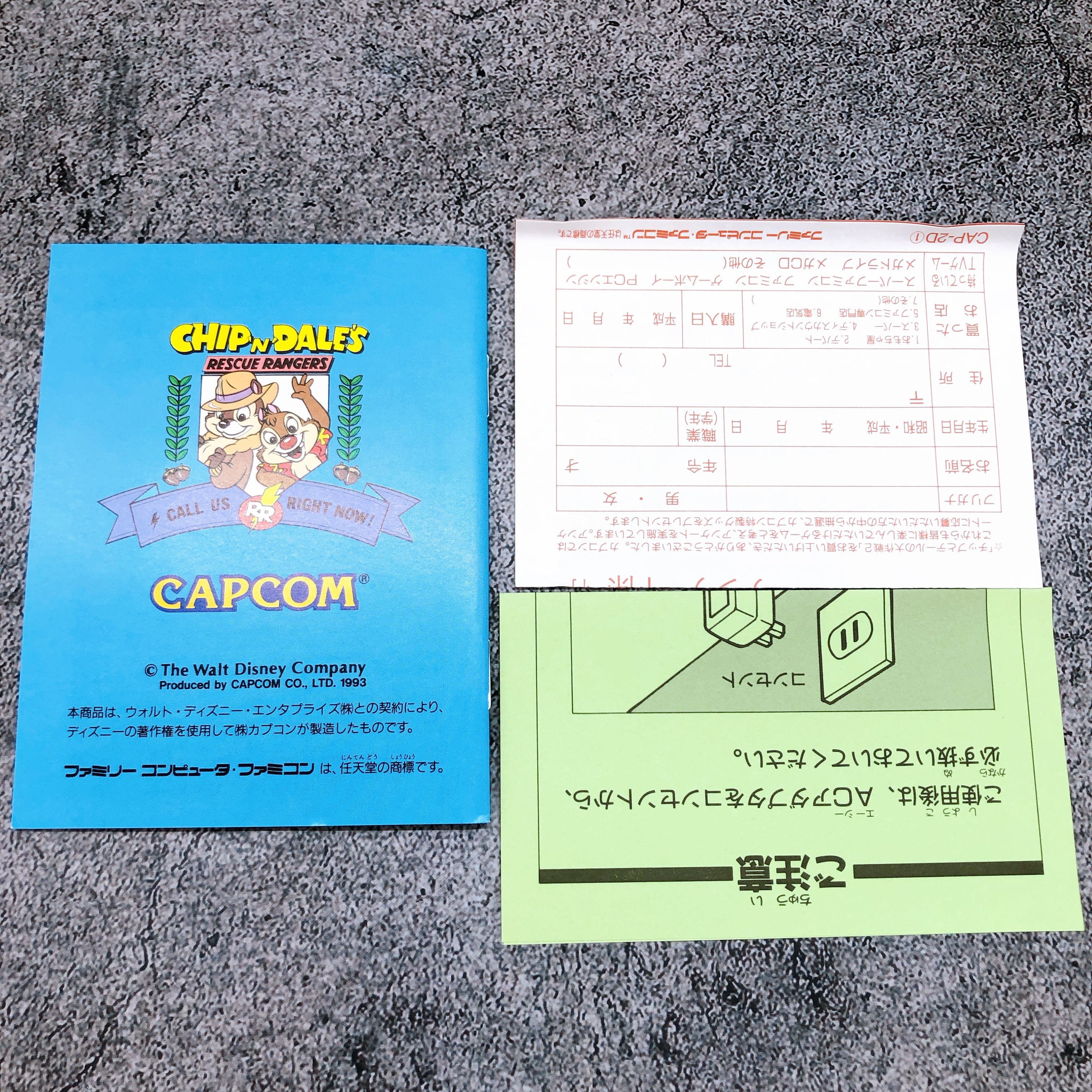 Nintendo Famicom Chip And Dale Daisakusen 2 Capcom Japan NES FC Game in Stock