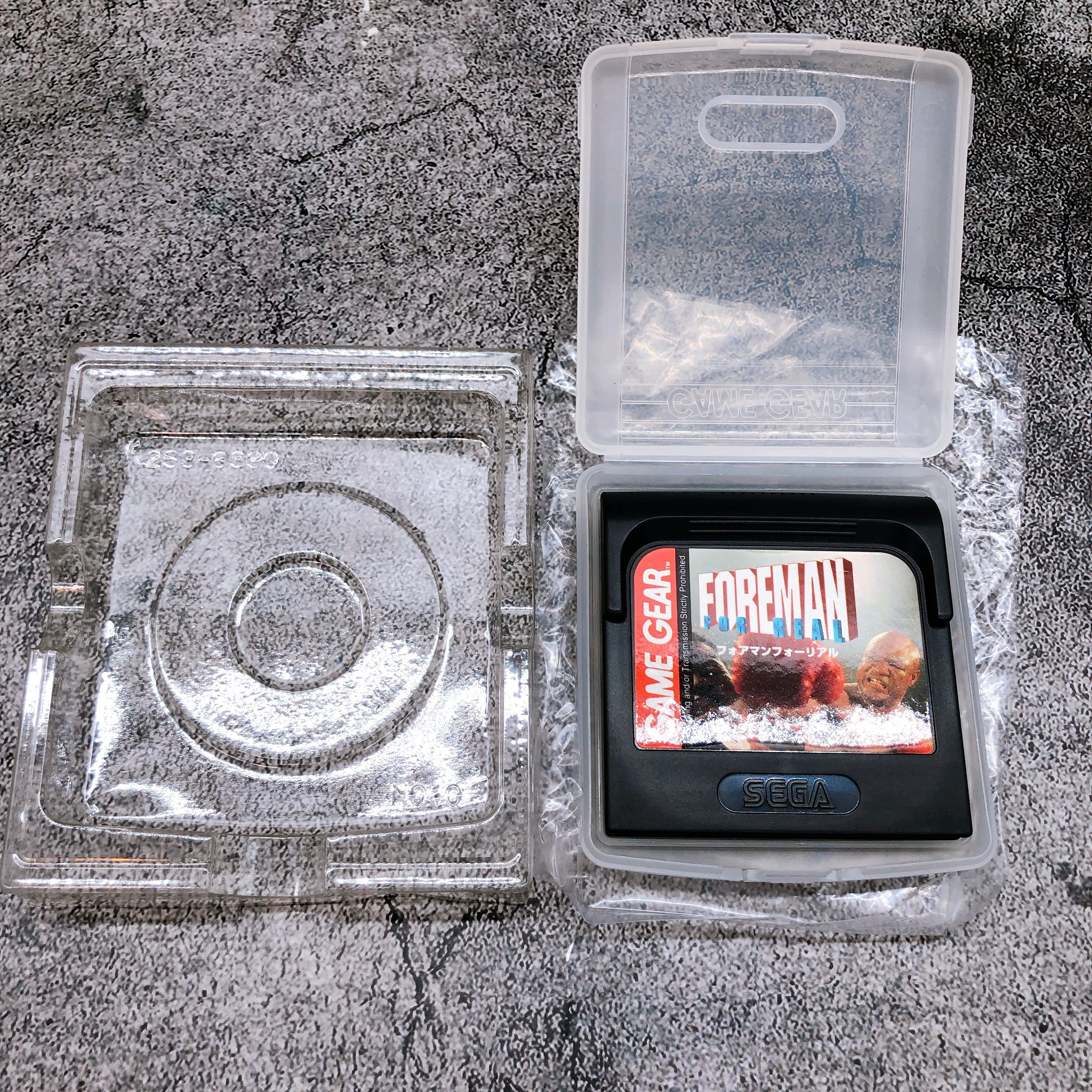 Sega Game Gear Foreman For Real GG Acclaim Japan Boxing Rare Retro Game
