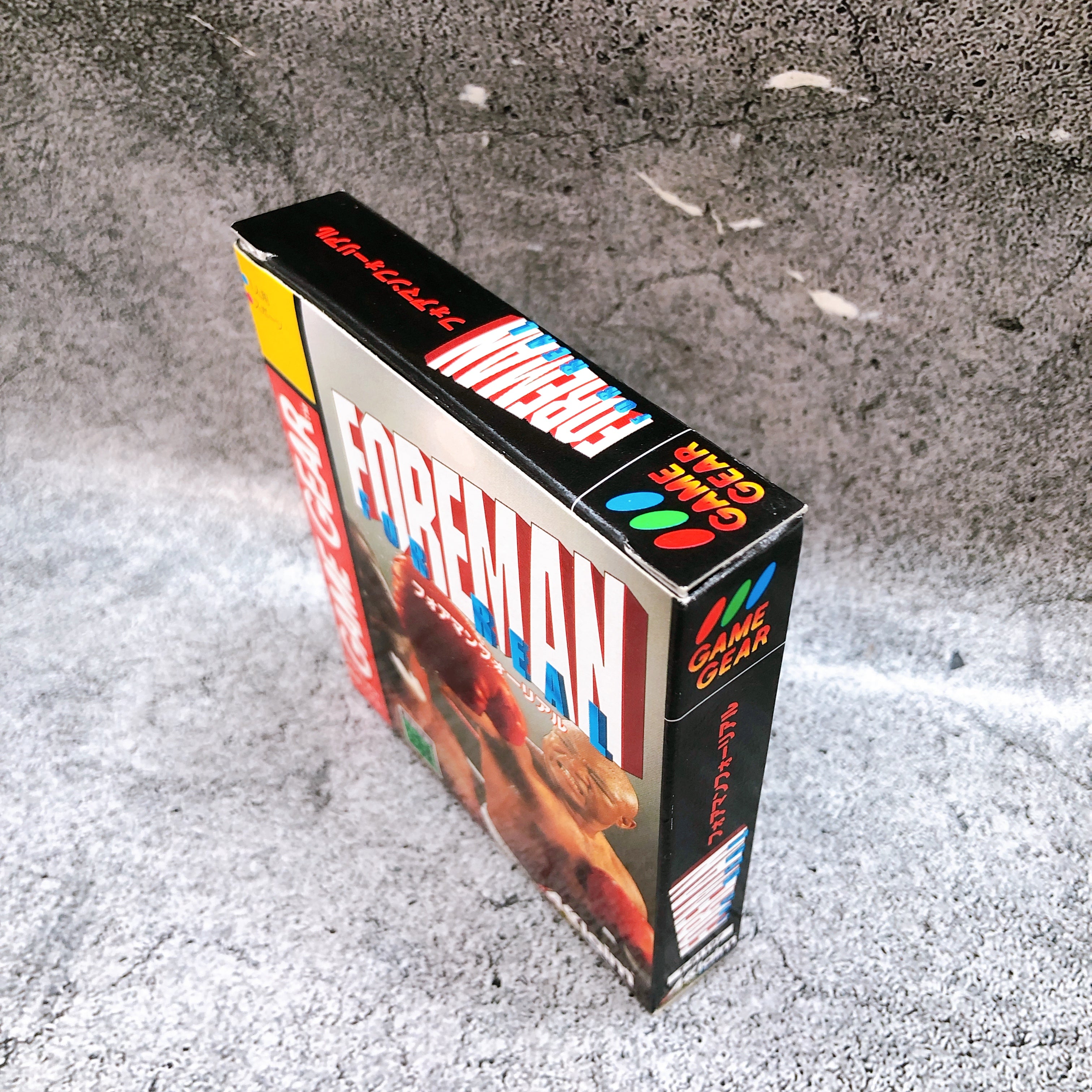 Sega Game Gear Foreman For Real GG Acclaim Japan Boxing Rare Retro Game