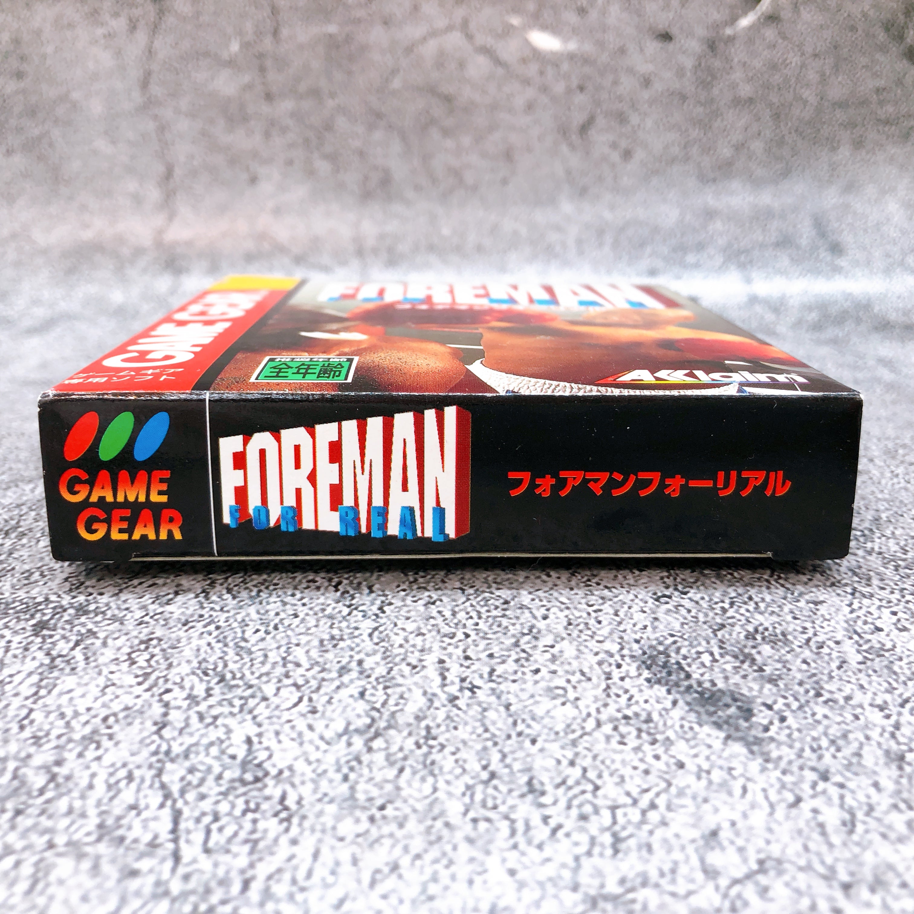 Sega Game Gear Foreman For Real GG Acclaim Japan Boxing Rare Retro Game
