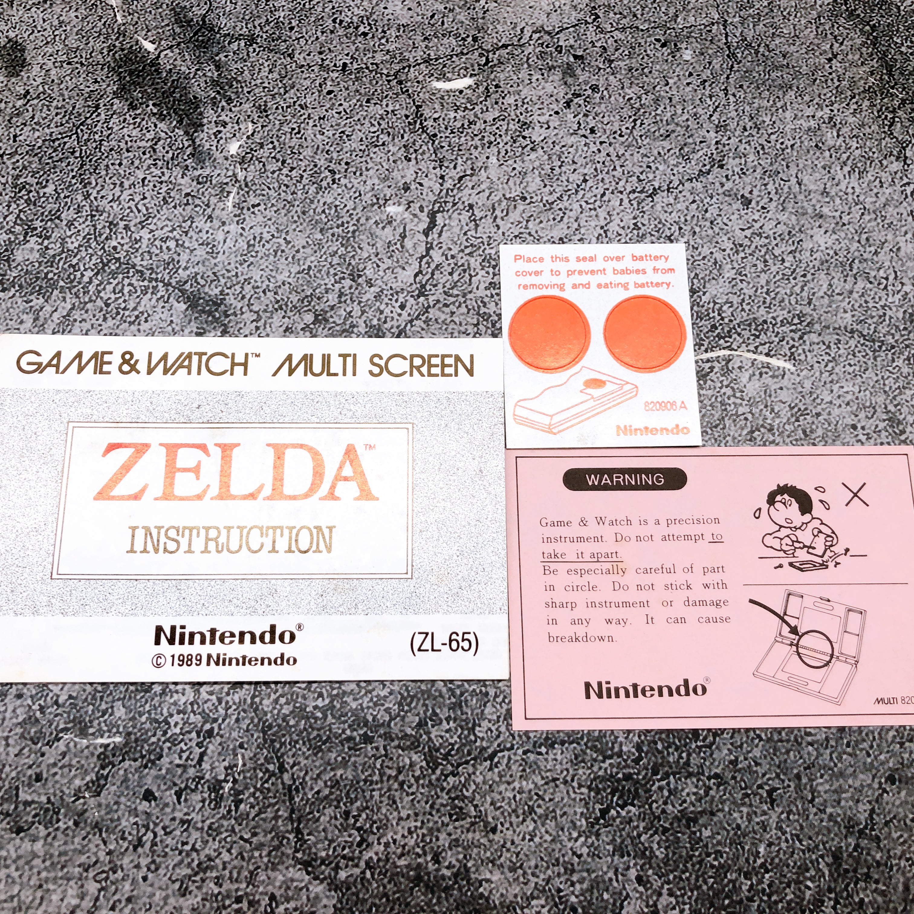 Nintendo Game & Watch The Legend of Zelda Multi Screen Console Tested in Stock