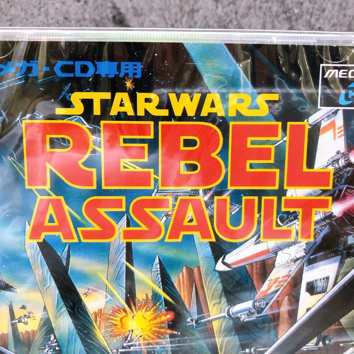 Mega CD Star Wars Rebel Assault SEGA CD Mega Drive Shooting Game Japan AUTHENTIC