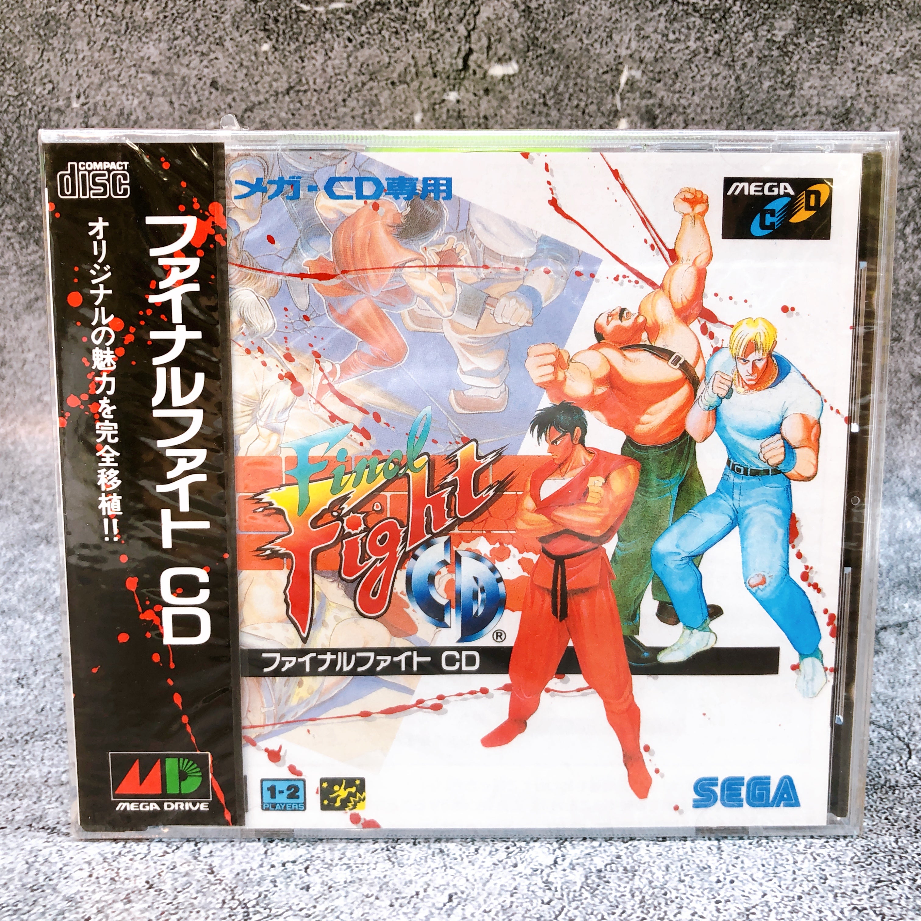 Mega CD Final Fight CD MCD Mega Drive SEGA Capcom Fighting Game Japan Sealed NEW