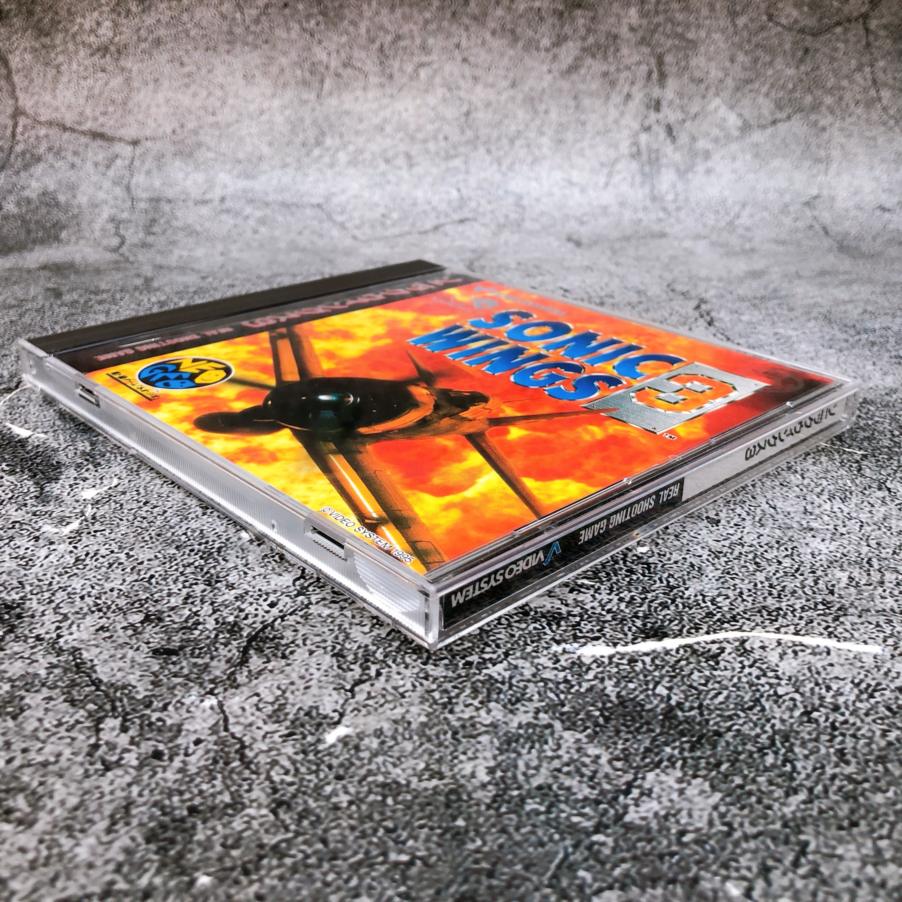 Neo Geo CD Sonic Wings 3 VIDEO SYSTEM Japan Shooting Game in Stock