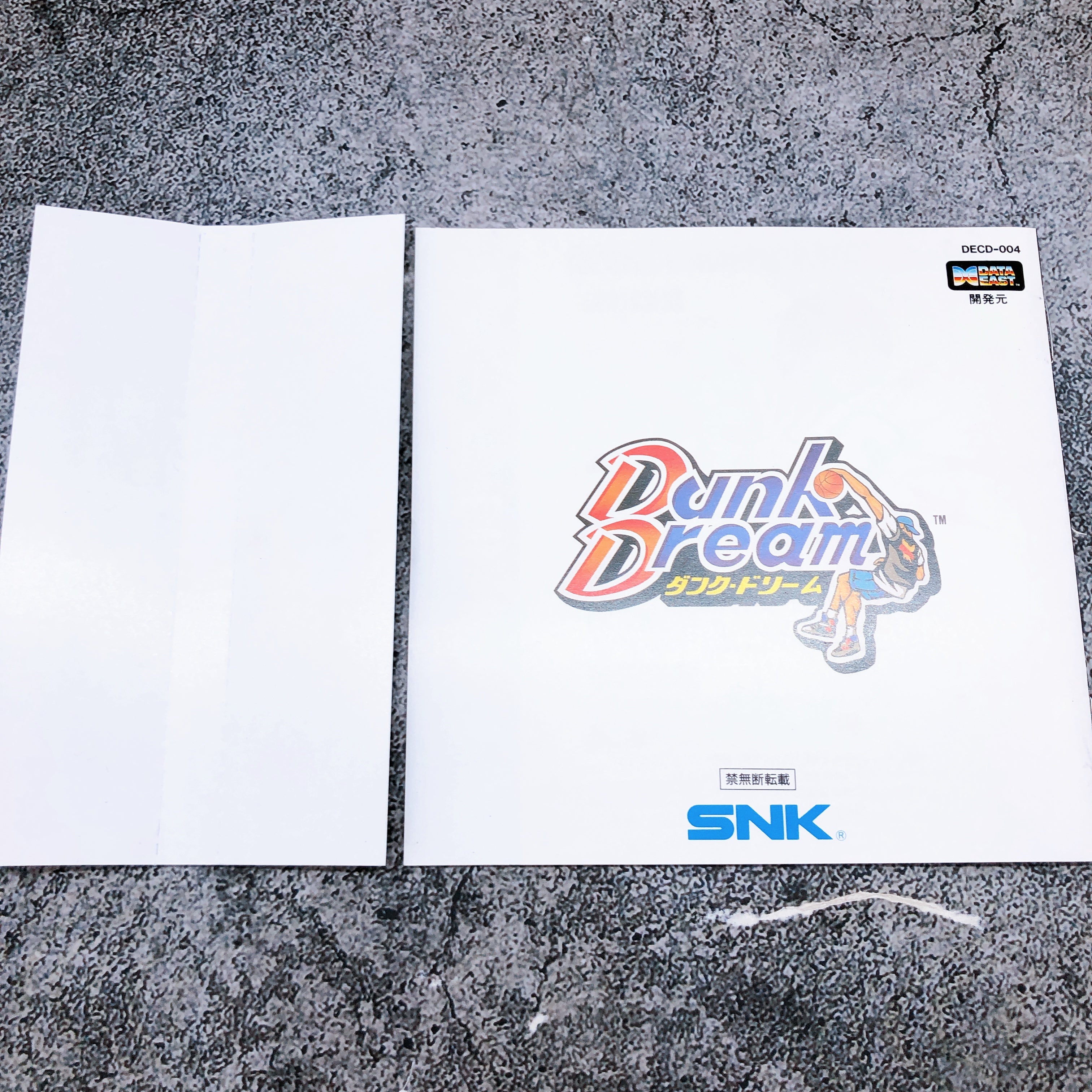 Neo Geo CD Dunk Dream SNK Basketball Sports Game Japan in Stock