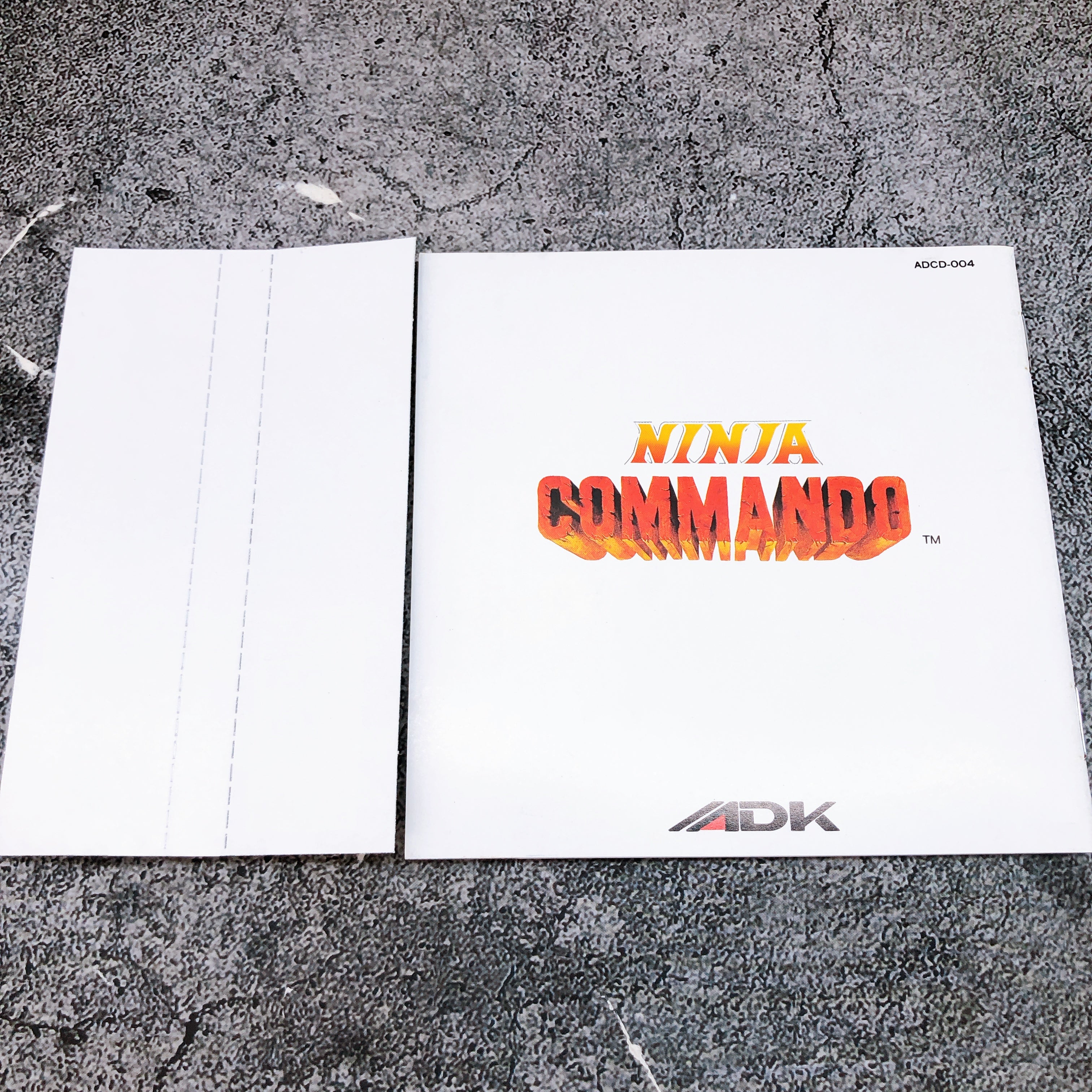 Neo Geo CD Ninja Commando ADK SNK Action Shooting Game Japan in Stock