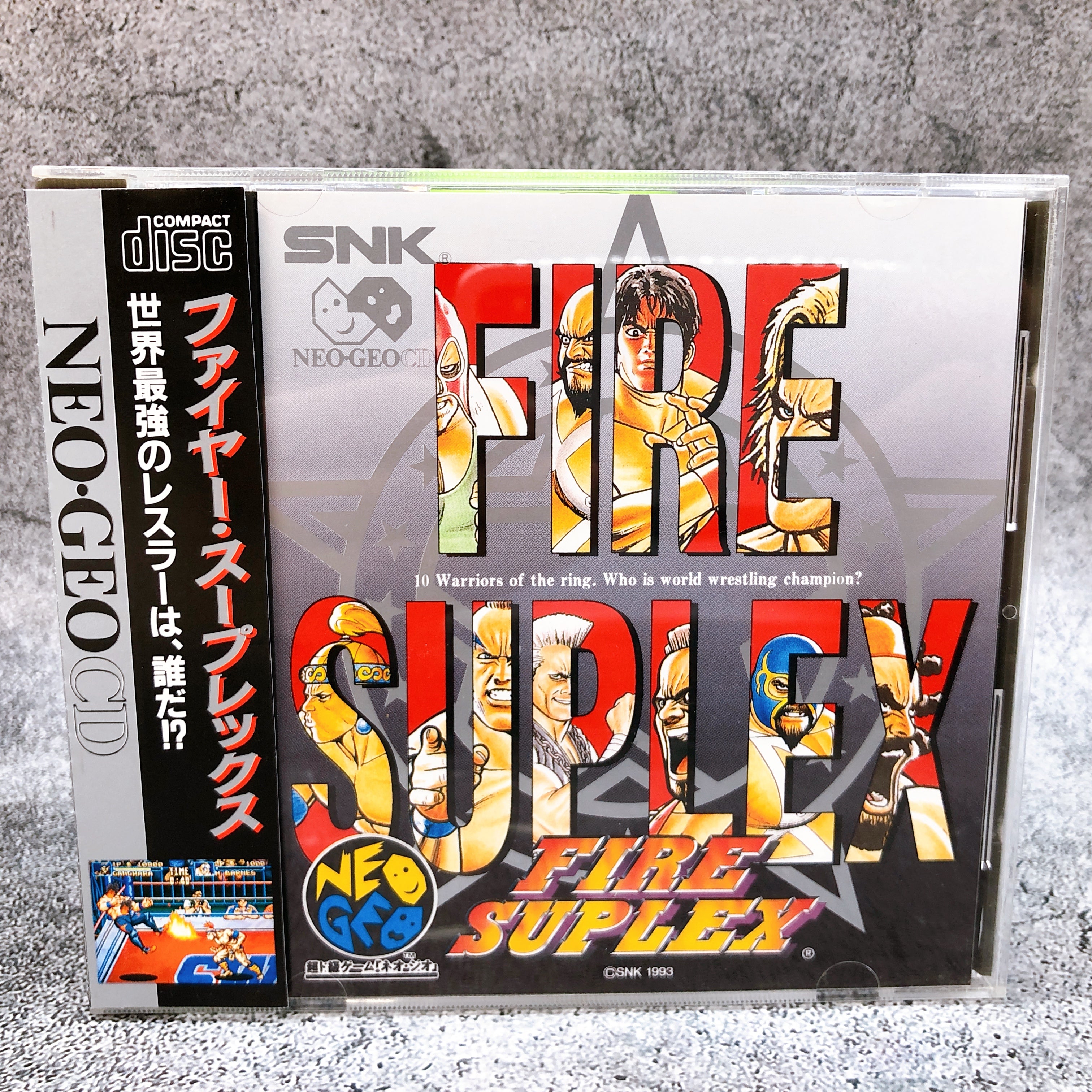 Neo Geo CD Fire Suplex SNK Fighting Game Japan in Stock