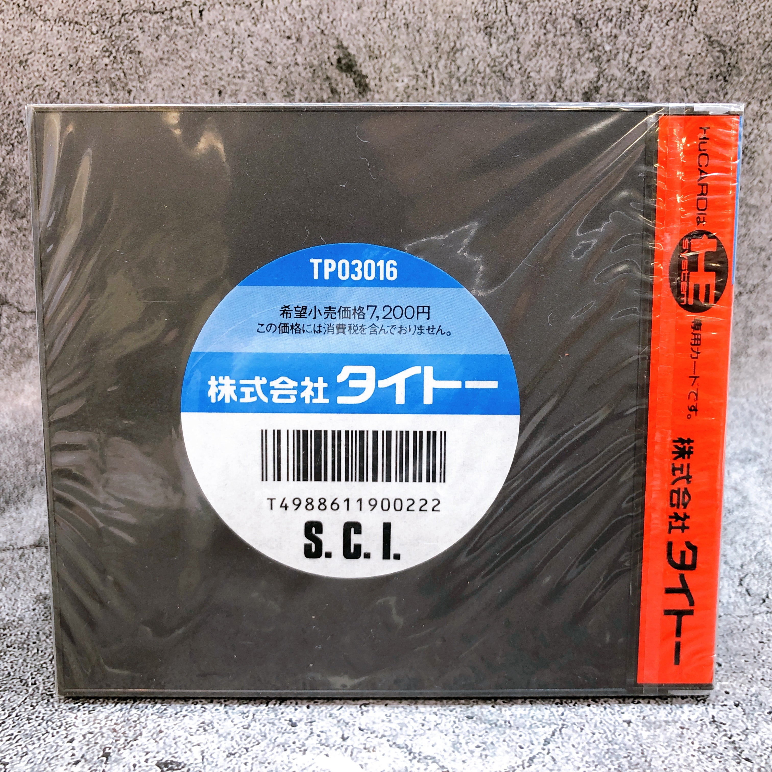 PC Engine Hu Card S.C.I. Special Criminal Investigation PCE Taito Japan Game NEW