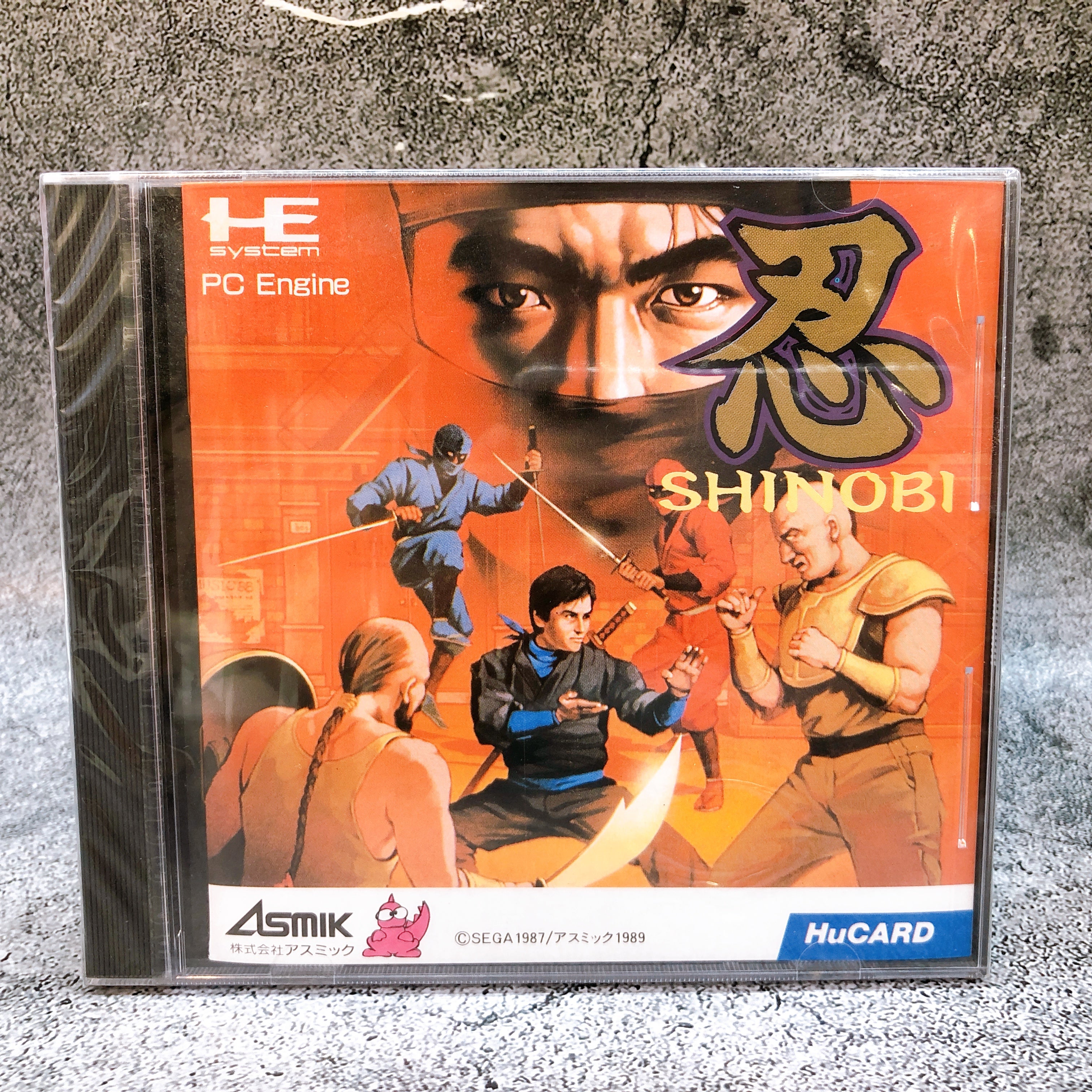 PC Engine Hu Card Shinobi Asmik Japan Retro Game 1989 Sealed New