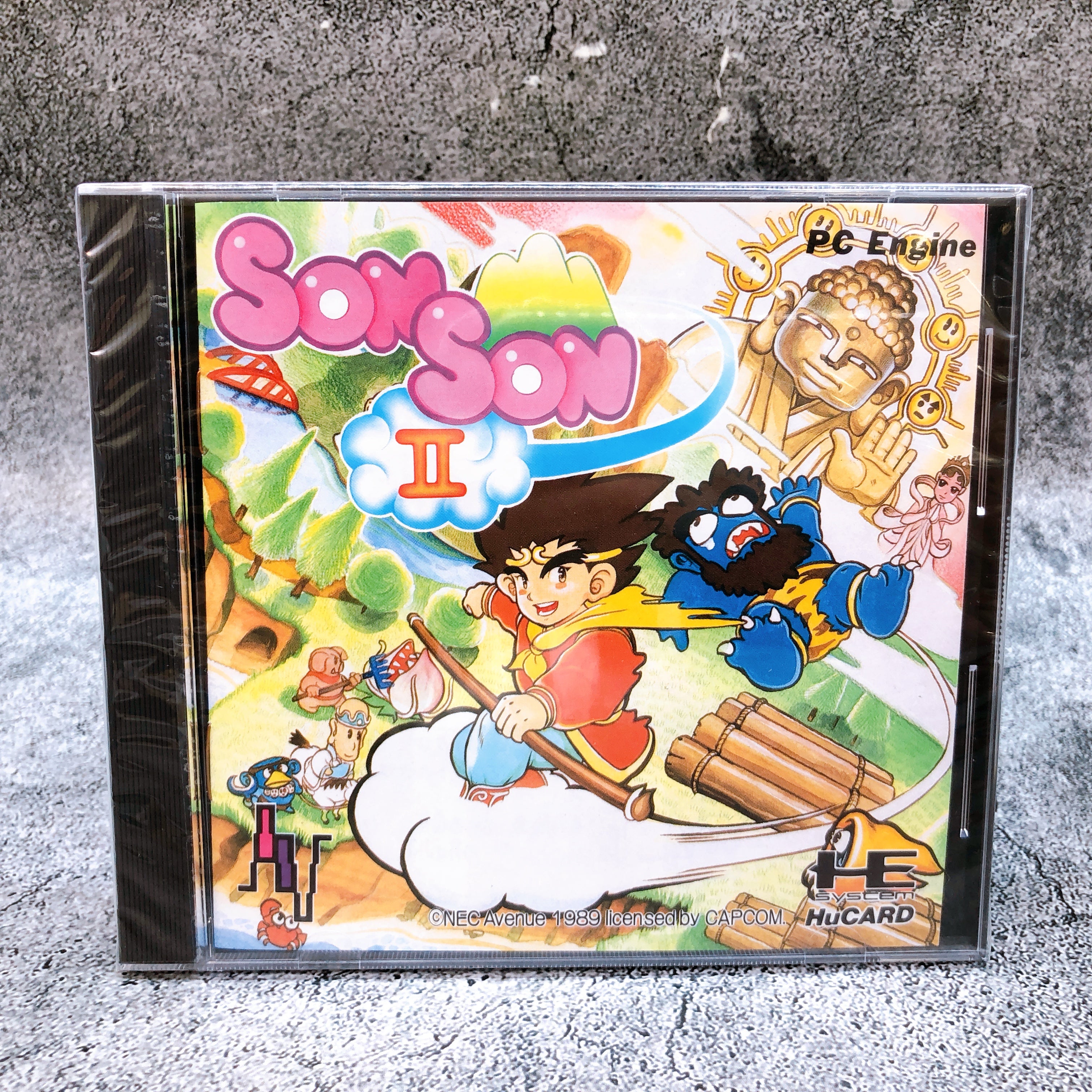 PC Engine Hu Card SON SON II 2 SONSON NEC Japan Retro Game Sealed New