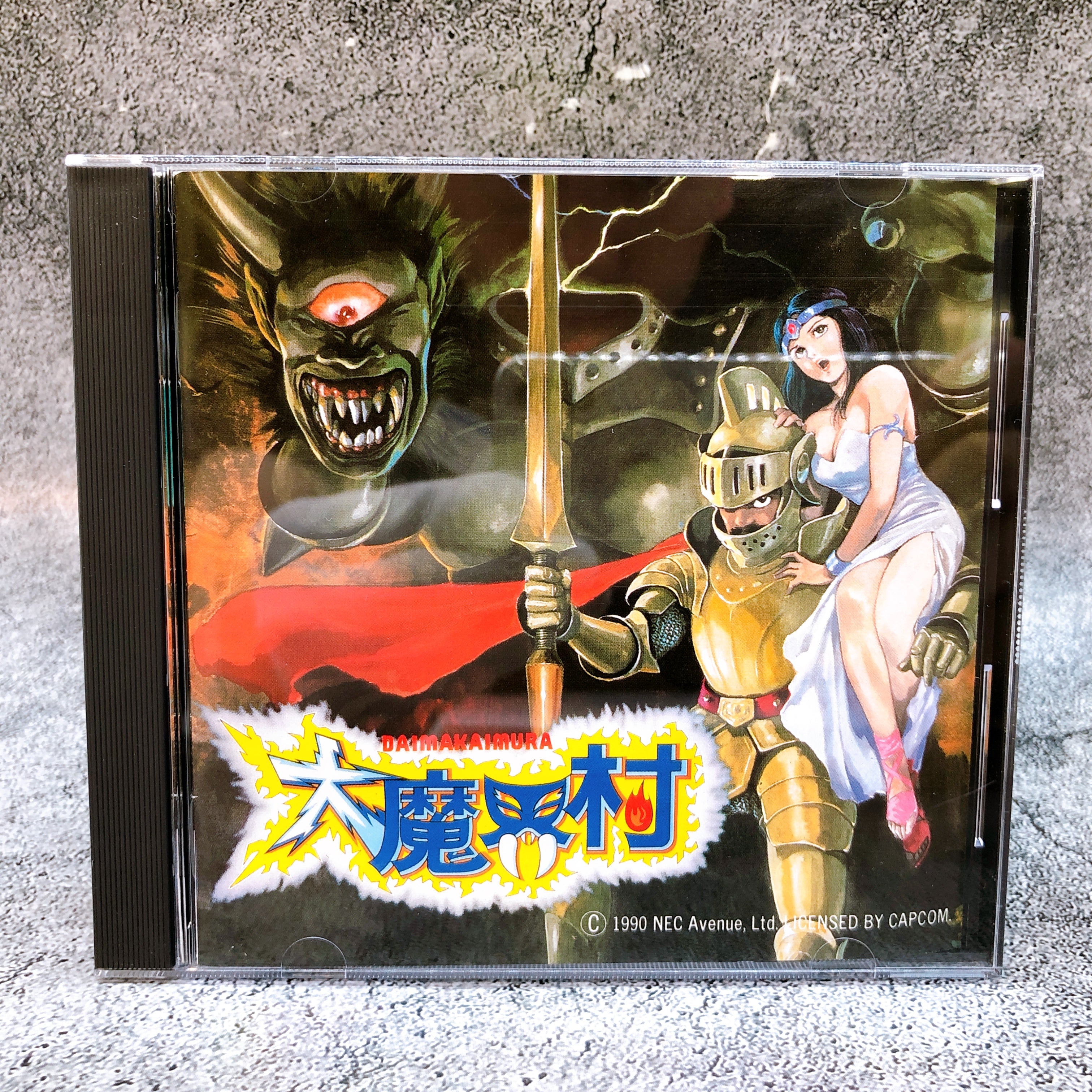 PC Engine Hu Card Daimakaimura Ghouls 'n Ghosts SUPER GRAFX Retro Game Japan