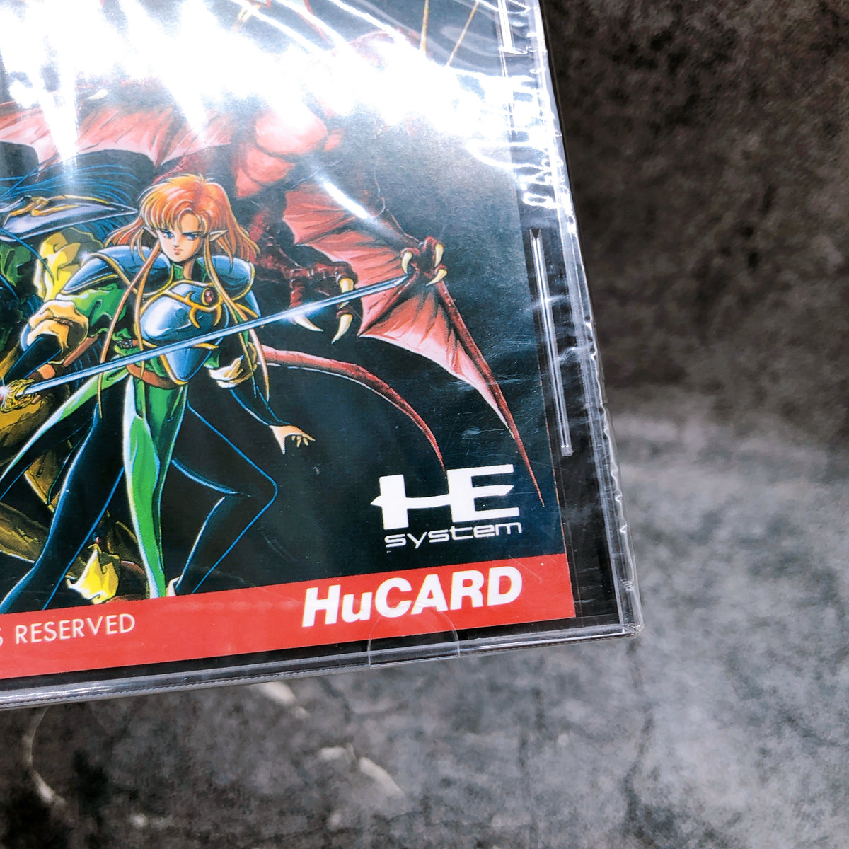PC Engine Dragon Saber HuCARD PCE Shooting Game Namco Japan Factory Sealed NEW