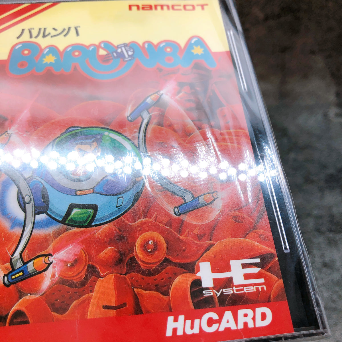 PC Engine Barunba HuCARD PCE Shooting Game Namco Japan Factory Sealed AUTHENTIC