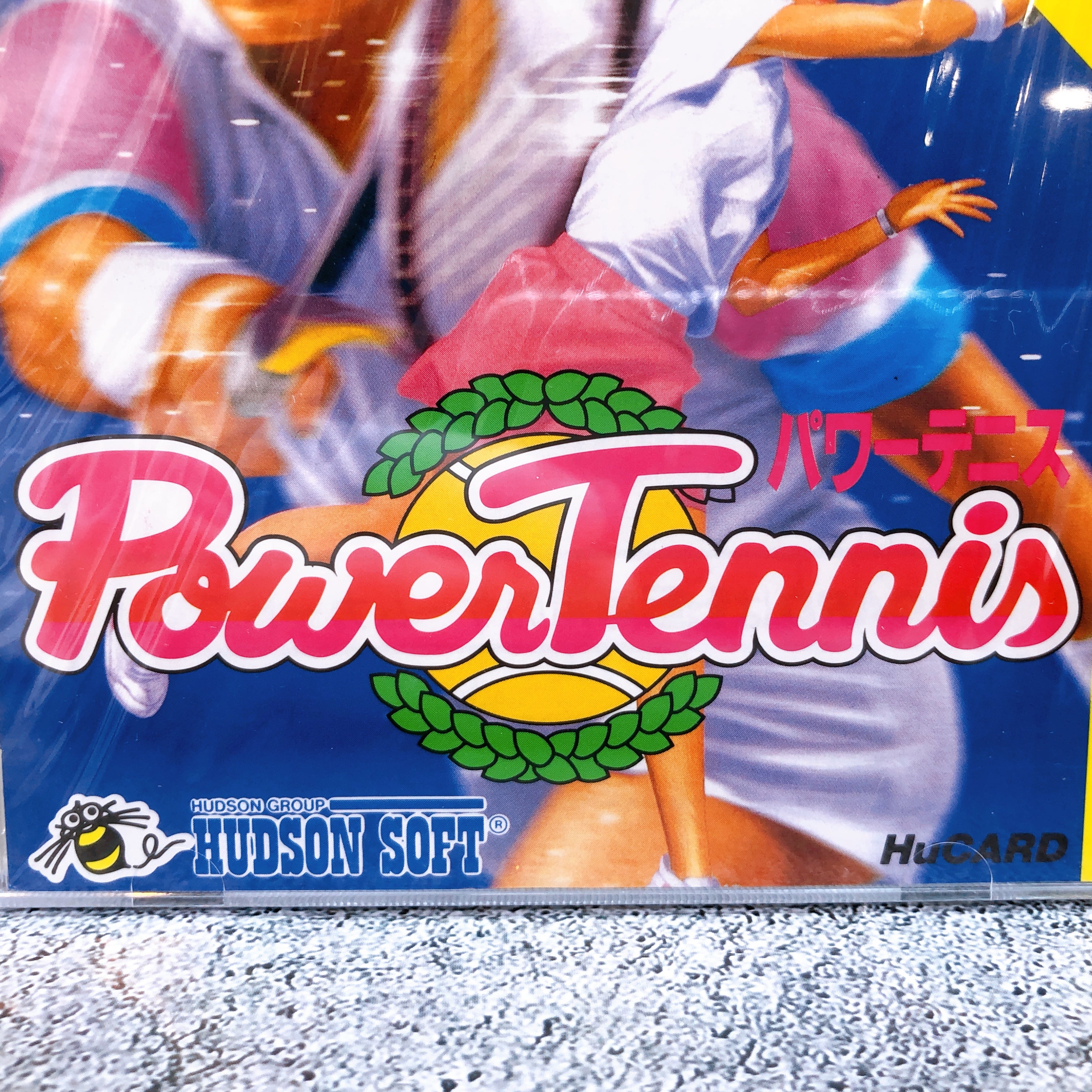 PC Engine Hu Card Power Tennis HE System Hudson Soft Japan Game Sealed AUTHENTIC