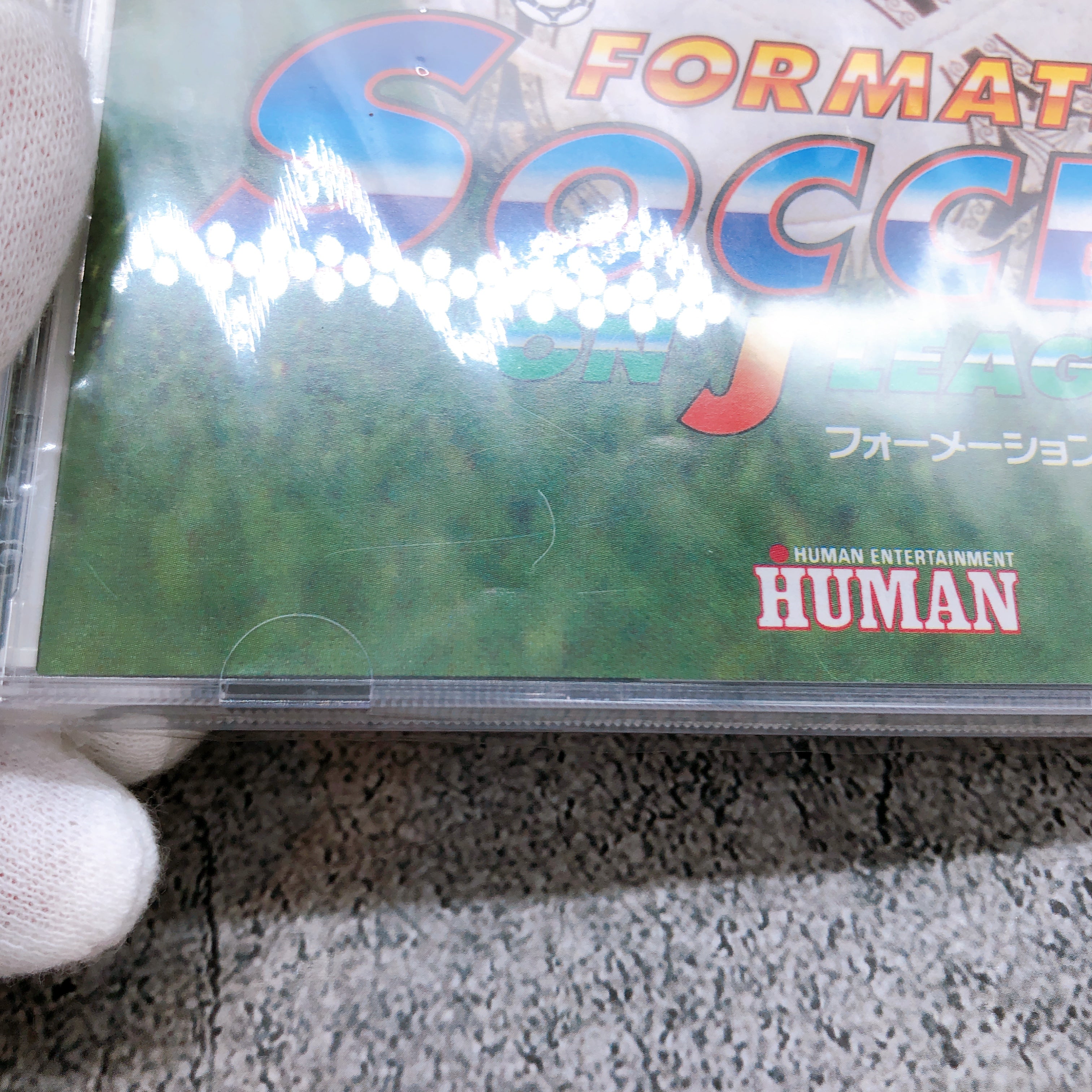PC Engine Hu Card Formation Soccer on J League Sports Human Japan Game Sealed