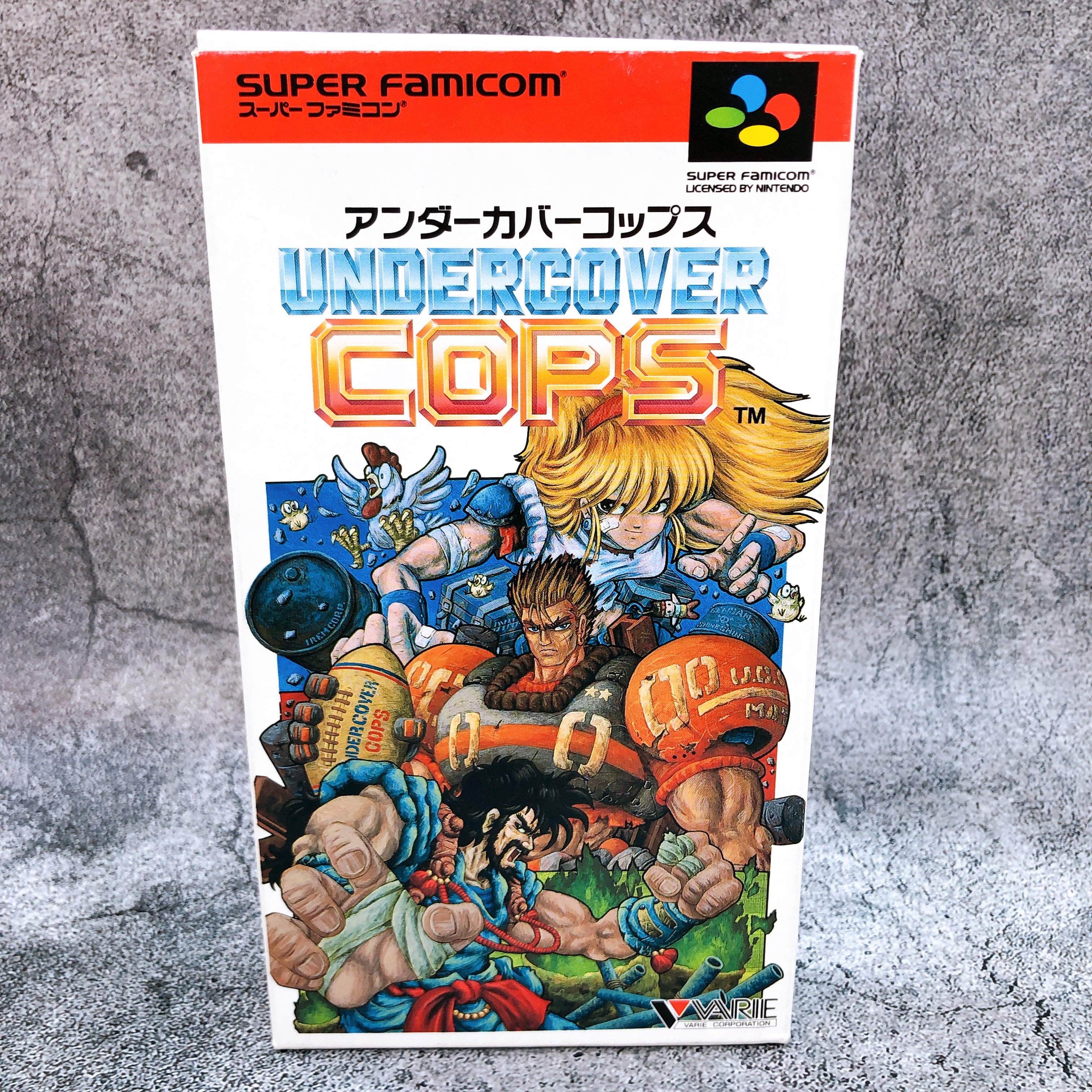 Nintendo Super Famicom Undercover Cops Varie Japan SNES SFC Game in Stock